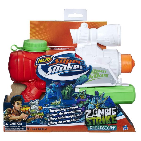 Hộp sản phẩm NERF SUPER SOAKER ZOMBIE STRIKE DREADSIGHT