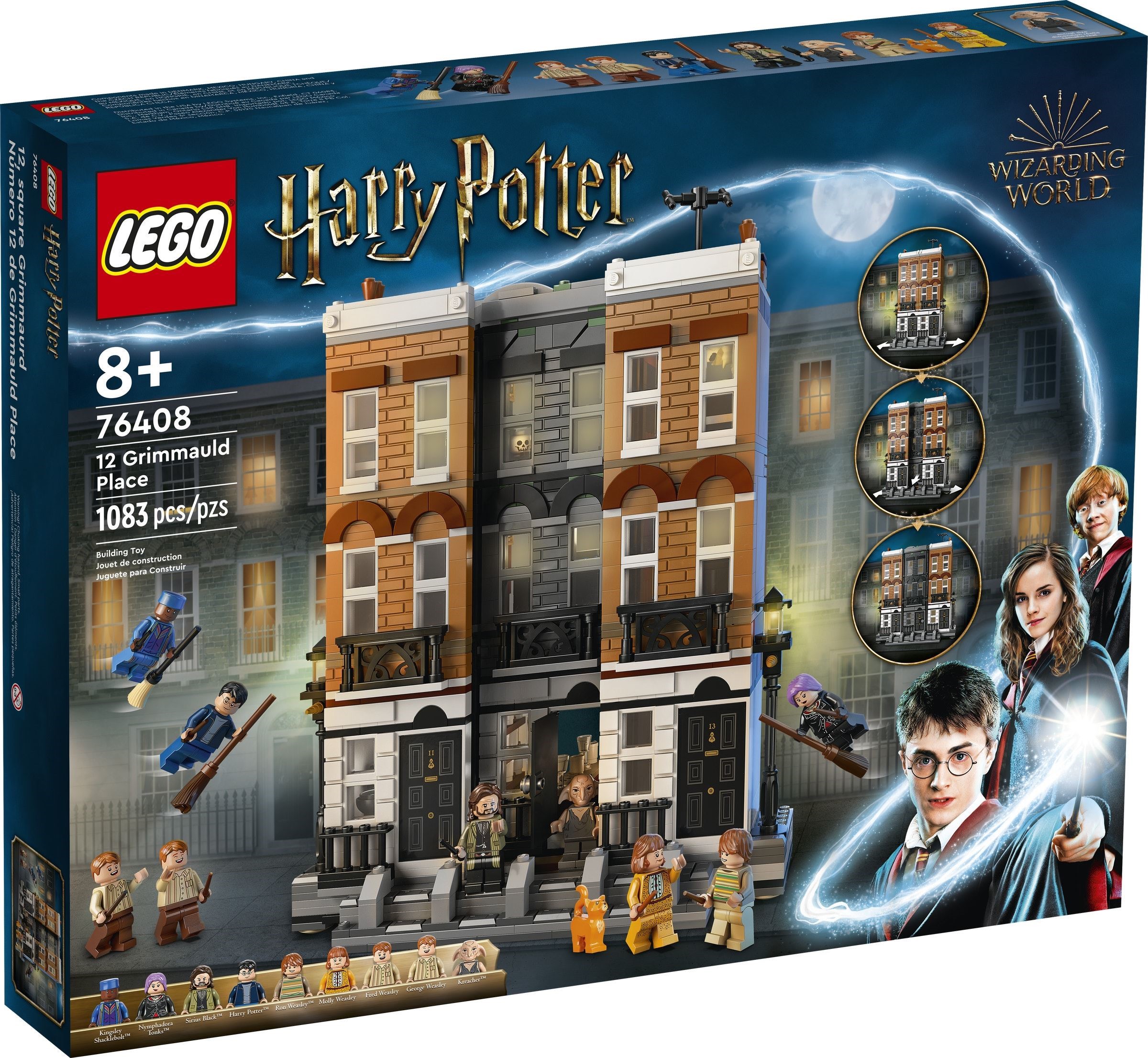 12 Grimmauld Place 76408 - hình ảnh tổng thể bộ LEGO