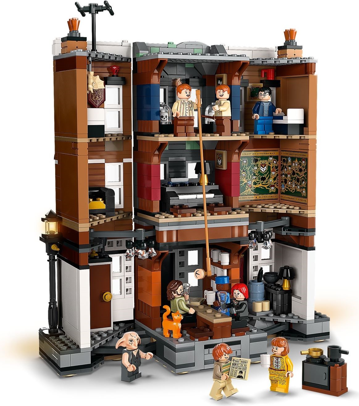 12 Grimmauld Place 76408 - hình ảnh chi tiết bộ LEGO