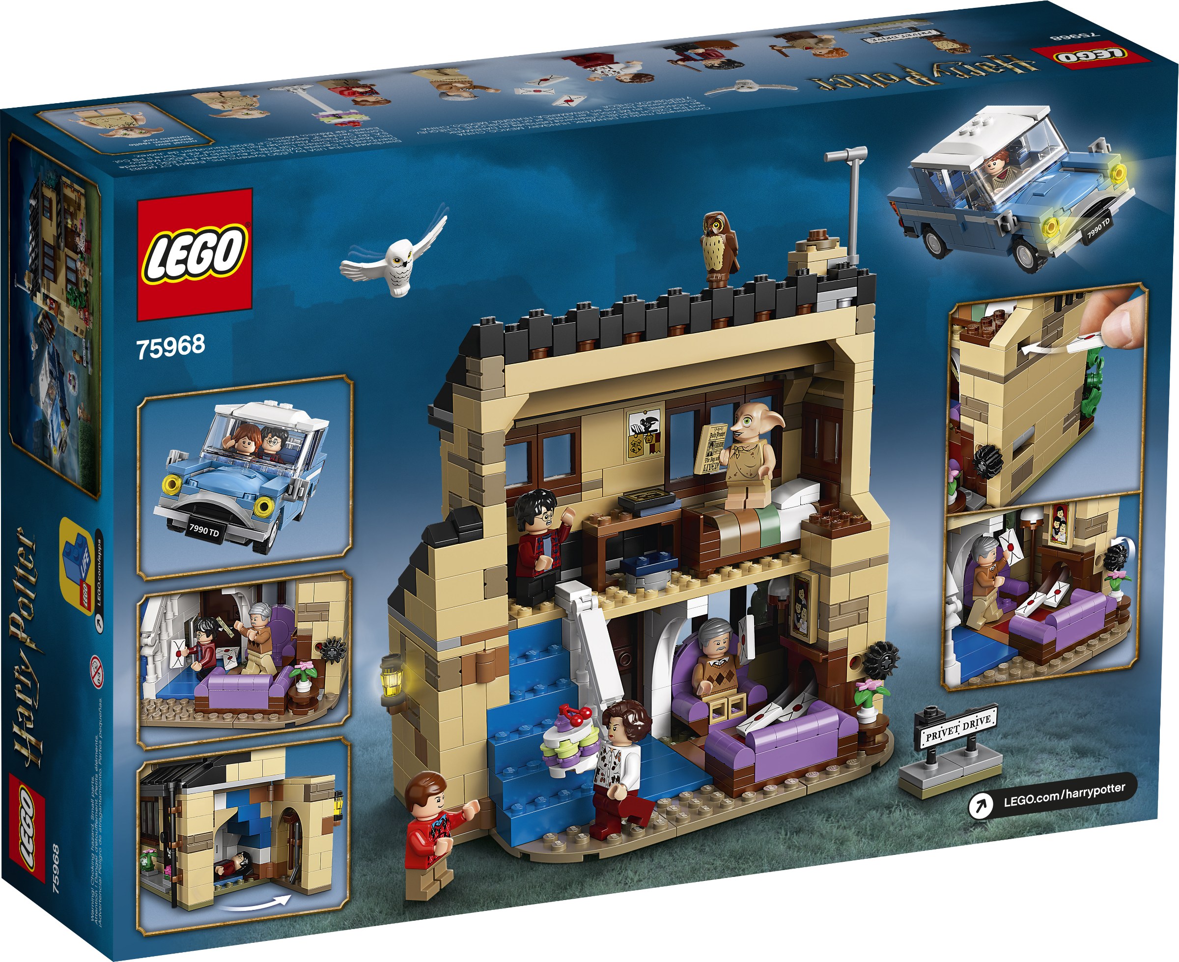 4 Privet Drive 75968 - hình ảnh tổng thể bộ LEGO