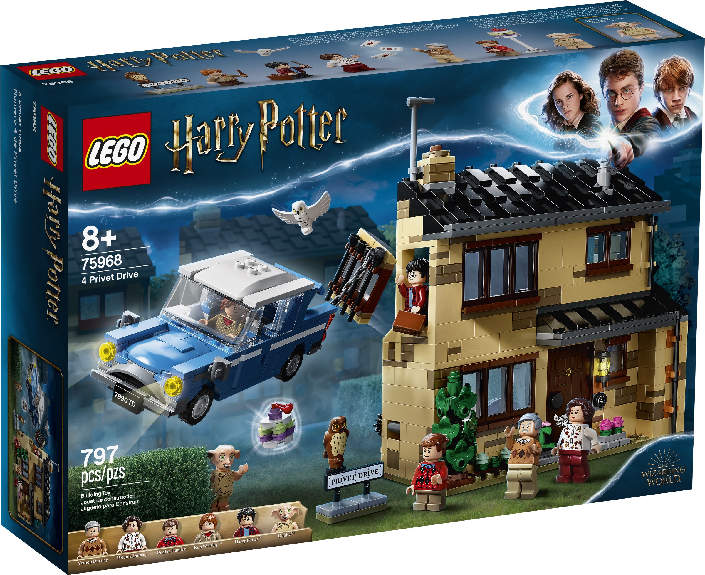 4 Privet Drive 75968 - hình ảnh chi tiết bộ LEGO