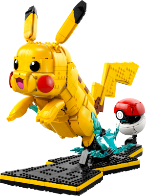 LEGO Pikachu and Poké Ball