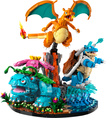 LEGO Venusaur, Charizard and Blastoise