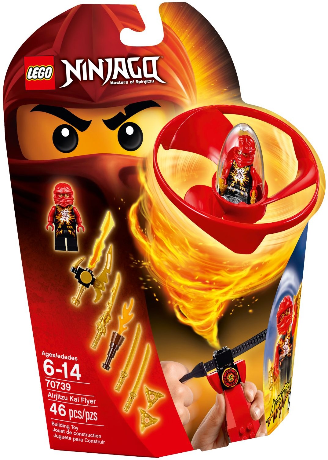 Airjitzu Kai Flyer 70739 - hình ảnh tổng thể bộ LEGO
