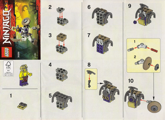 Anacondrai Battle Mech 30291 - hình ảnh chi tiết bộ LEGO