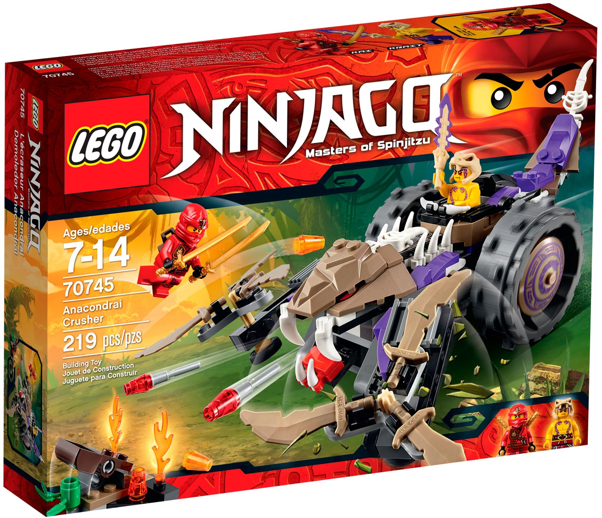 Anacondrai Crusher 70745 - hình ảnh tổng thể bộ LEGO