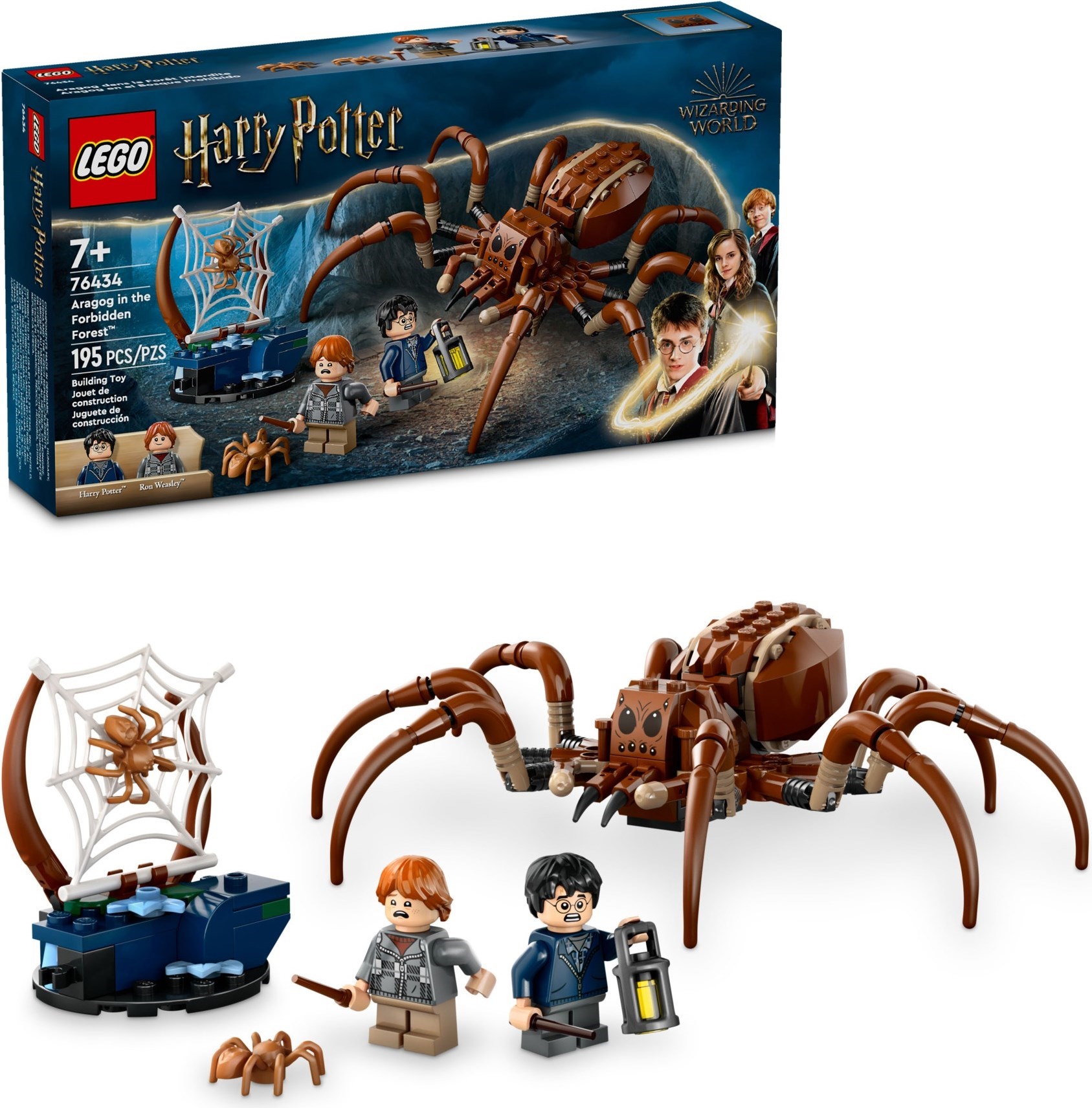 Aragog in the Forbidden Forest 76434 - hình ảnh tổng thể bộ LEGO