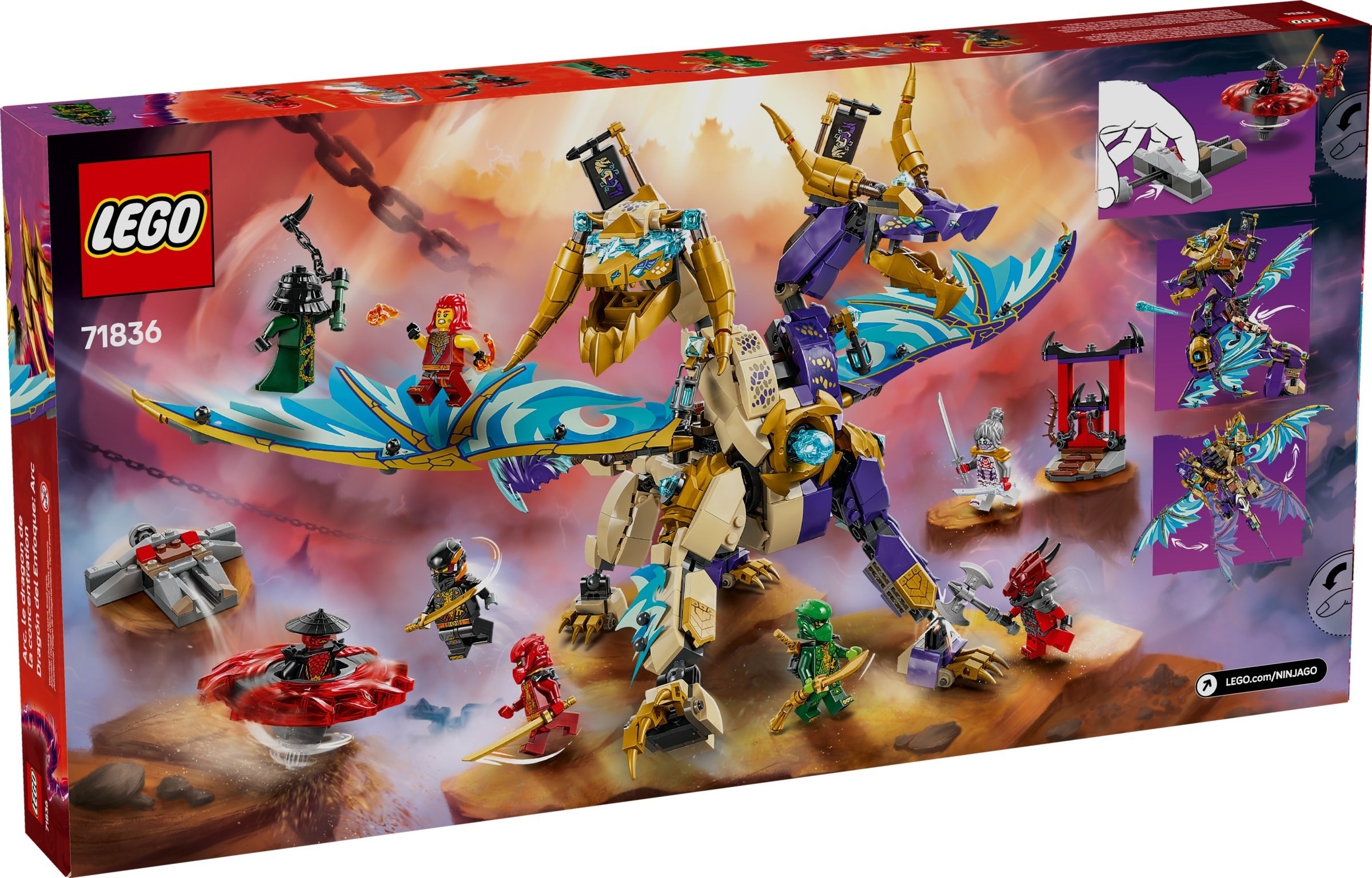 Arc Dragon of Focus 71836 - hình ảnh chi tiết bộ LEGO