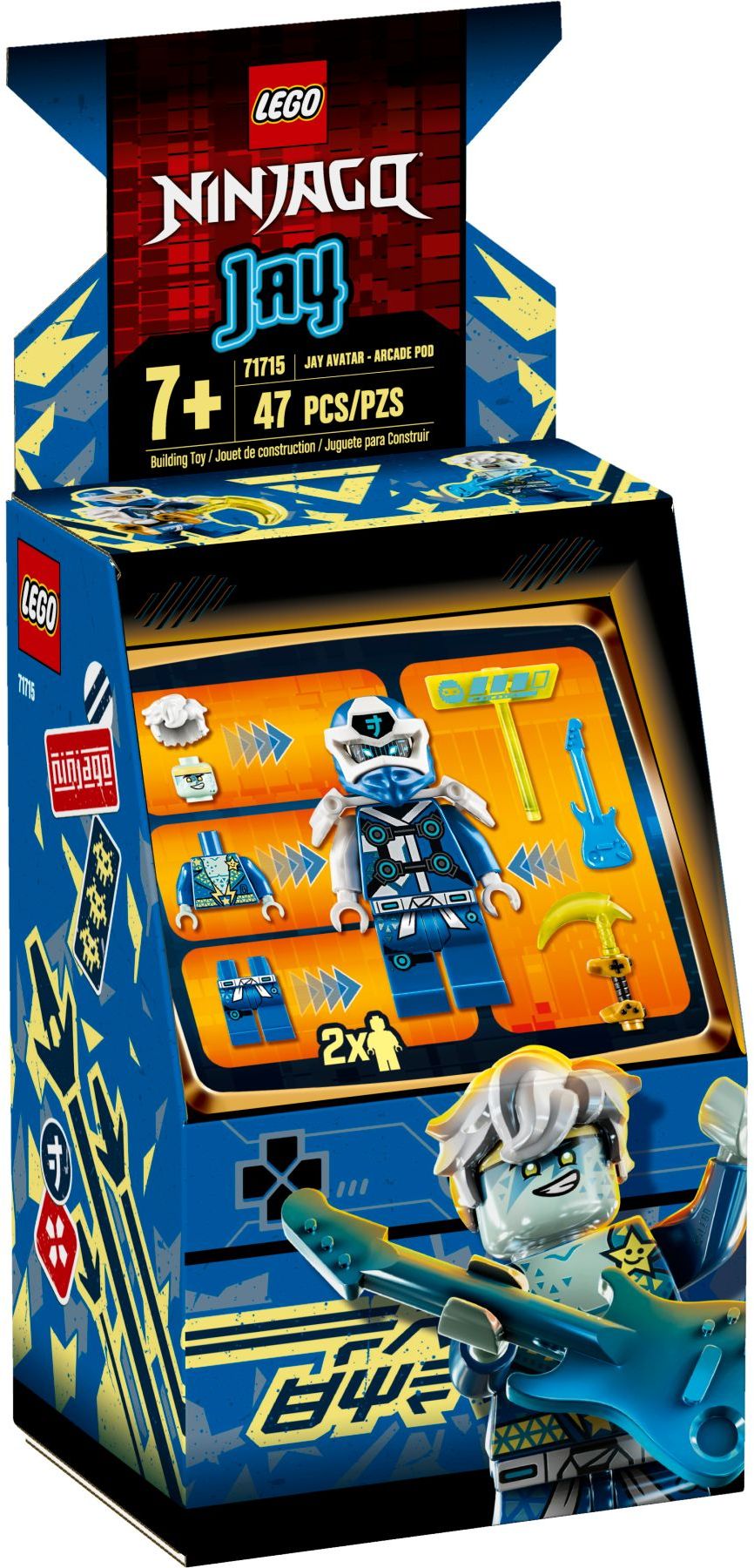 Avatar Jay Arcade Capsule 71715 - hình ảnh chi tiết bộ LEGO