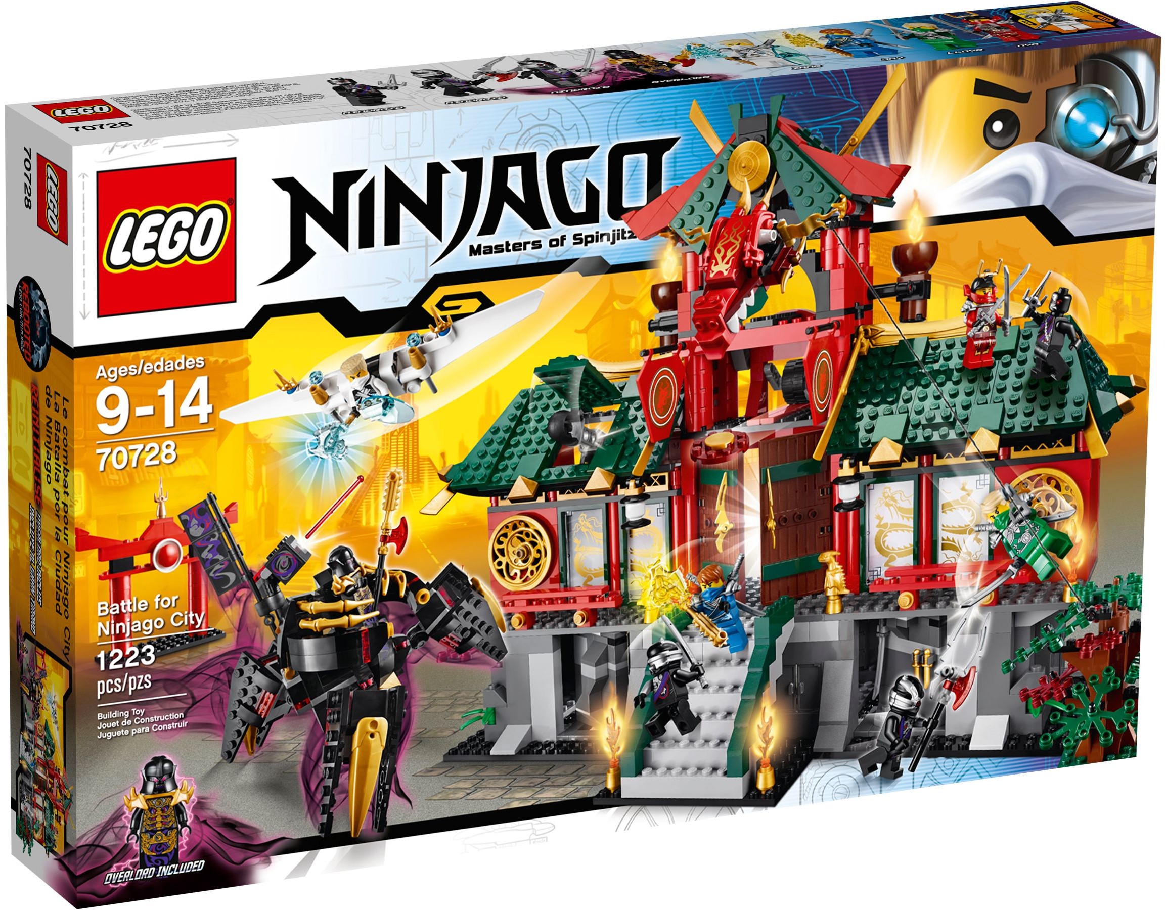Battle for Ninjago City 70728 - hình ảnh tổng thể bộ LEGO