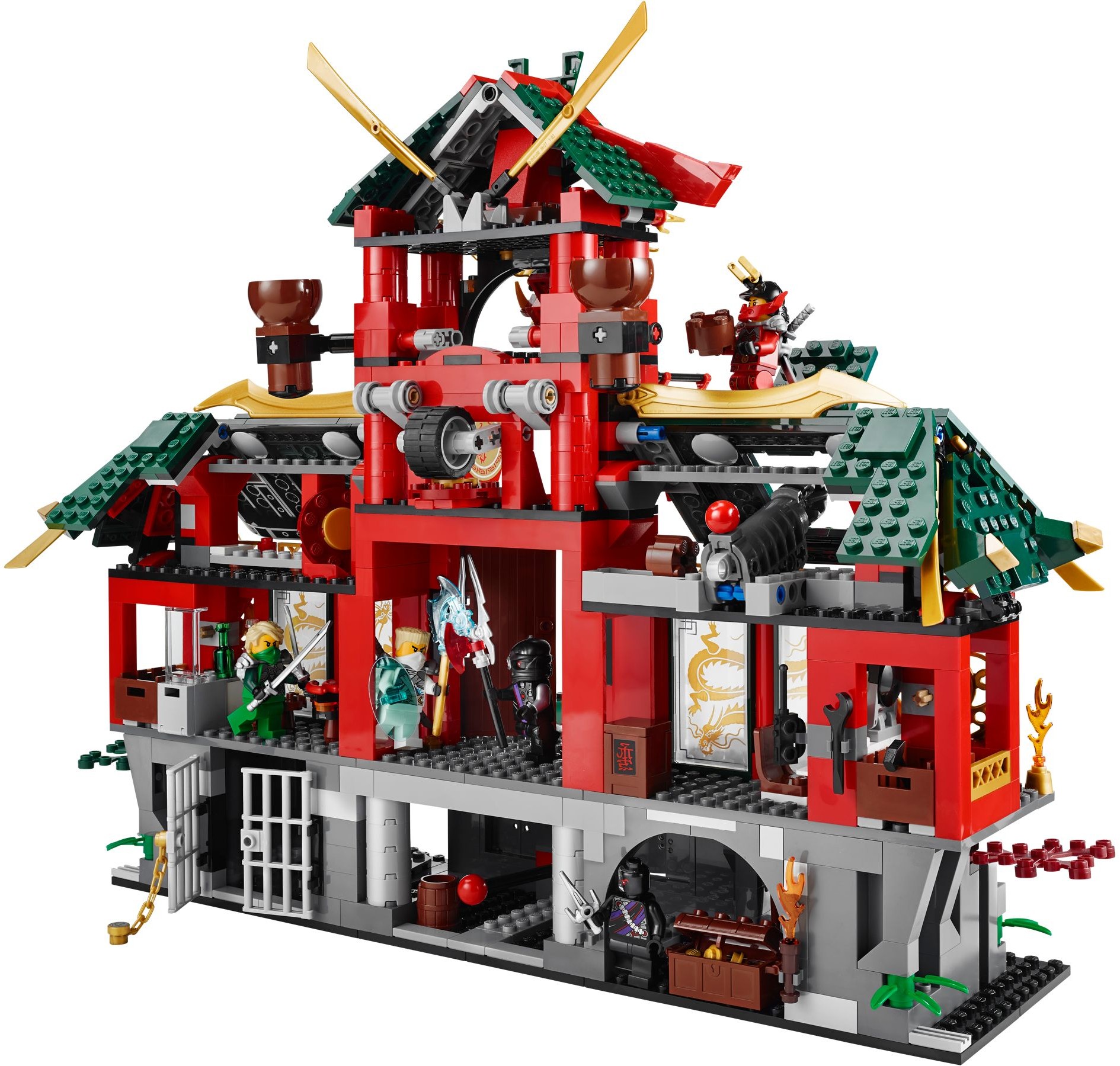 Battle for Ninjago City 70728 - góc nhìn khác của bộ LEGO