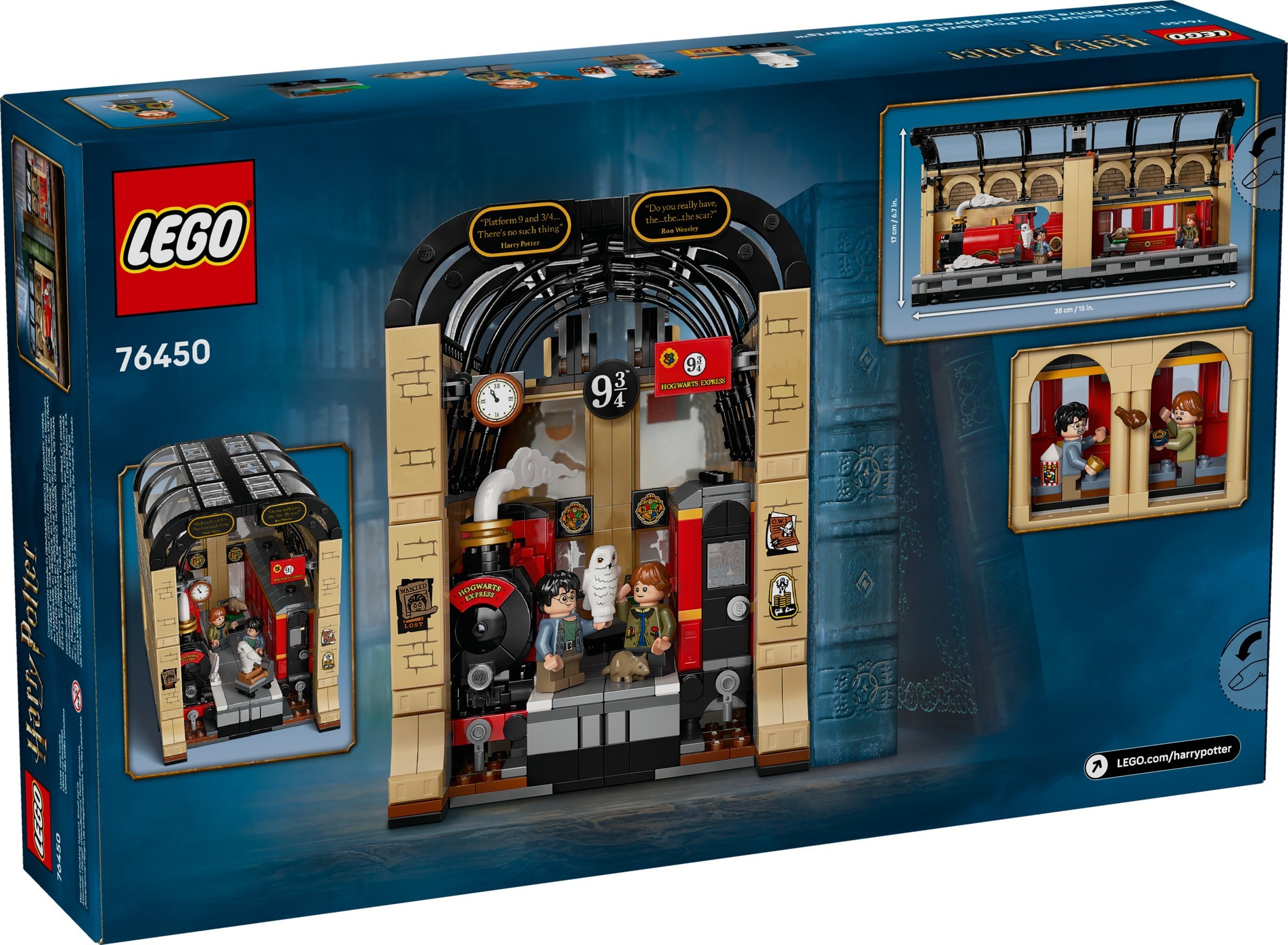 Book Nook: Hogwarts Express 76450 - hình ảnh chi tiết bộ LEGO