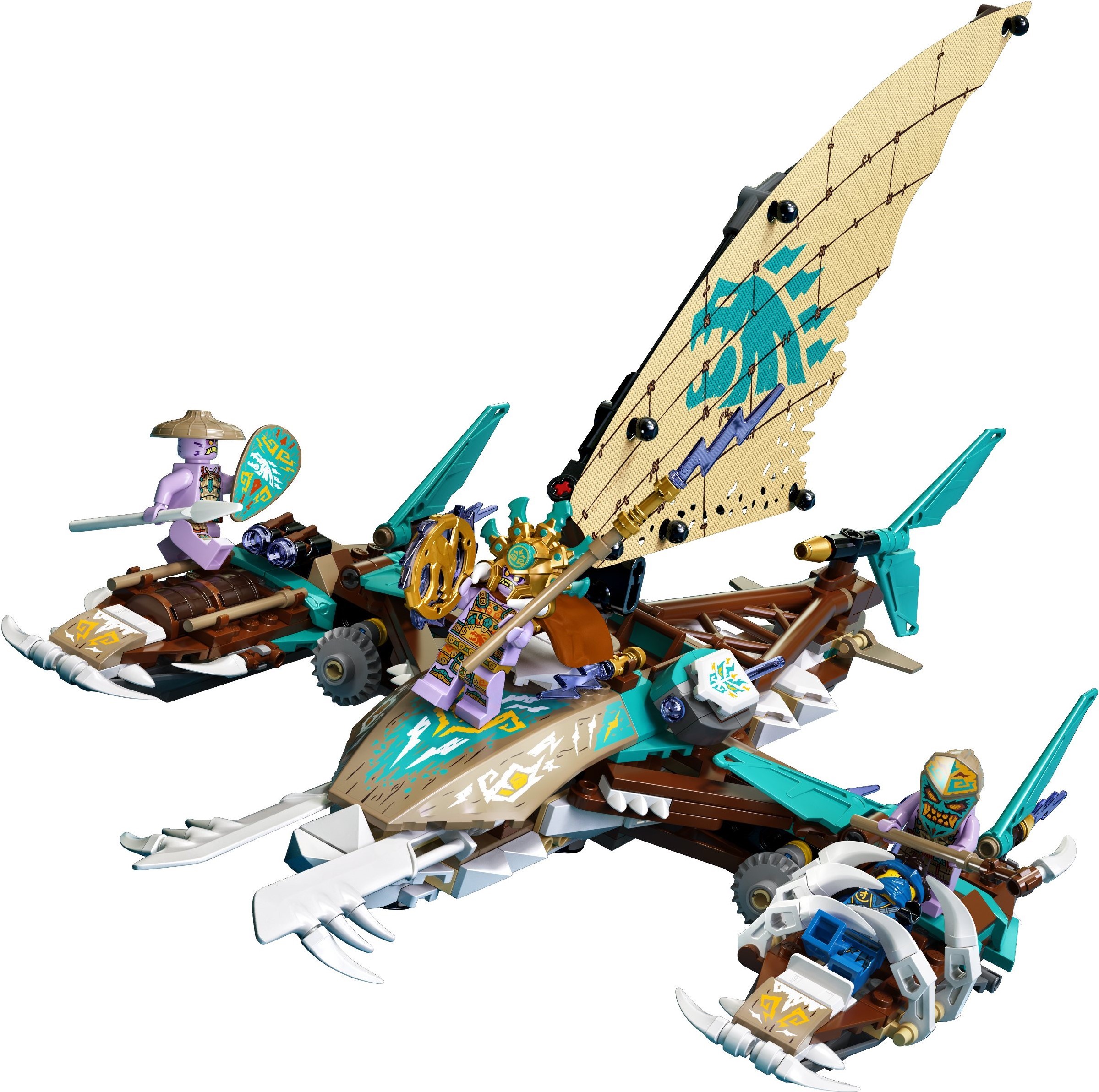 Catamaran Sea Battle 71748 - góc nhìn khác của bộ LEGO