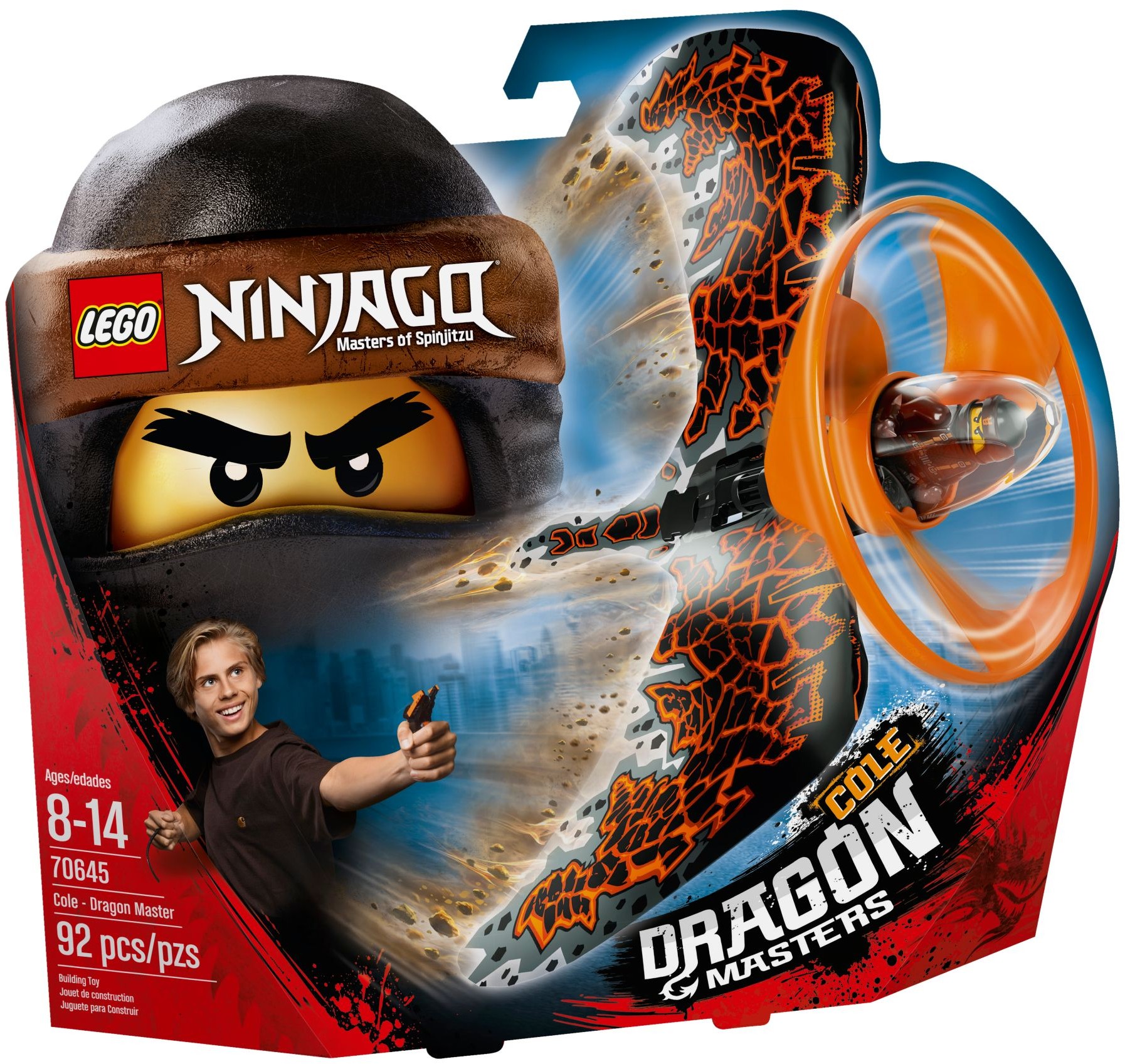 Cole - Dragon Master 70645 - hình ảnh chi tiết bộ LEGO