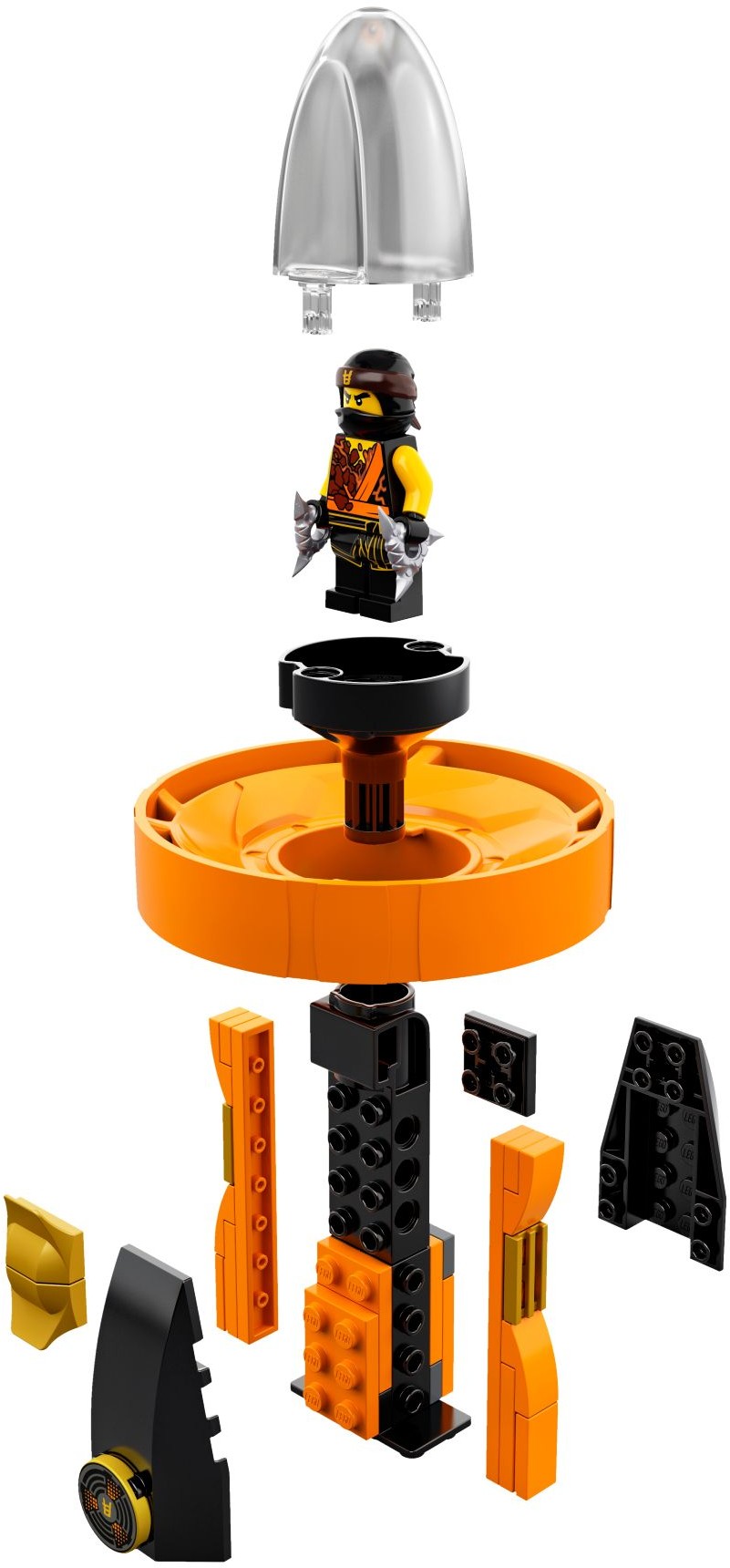 Cole - Spinjitzu Master 70637 - hình ảnh tổng thể bộ LEGO