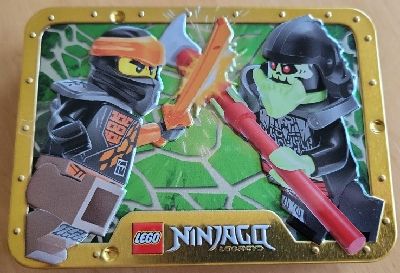 Cole vs. Bone Knight 112326 - hình ảnh tổng thể bộ LEGO