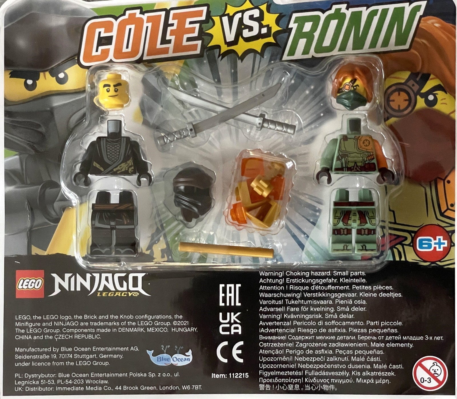 Cole vs. Ronin 112215 - hình ảnh tổng thể bộ LEGO