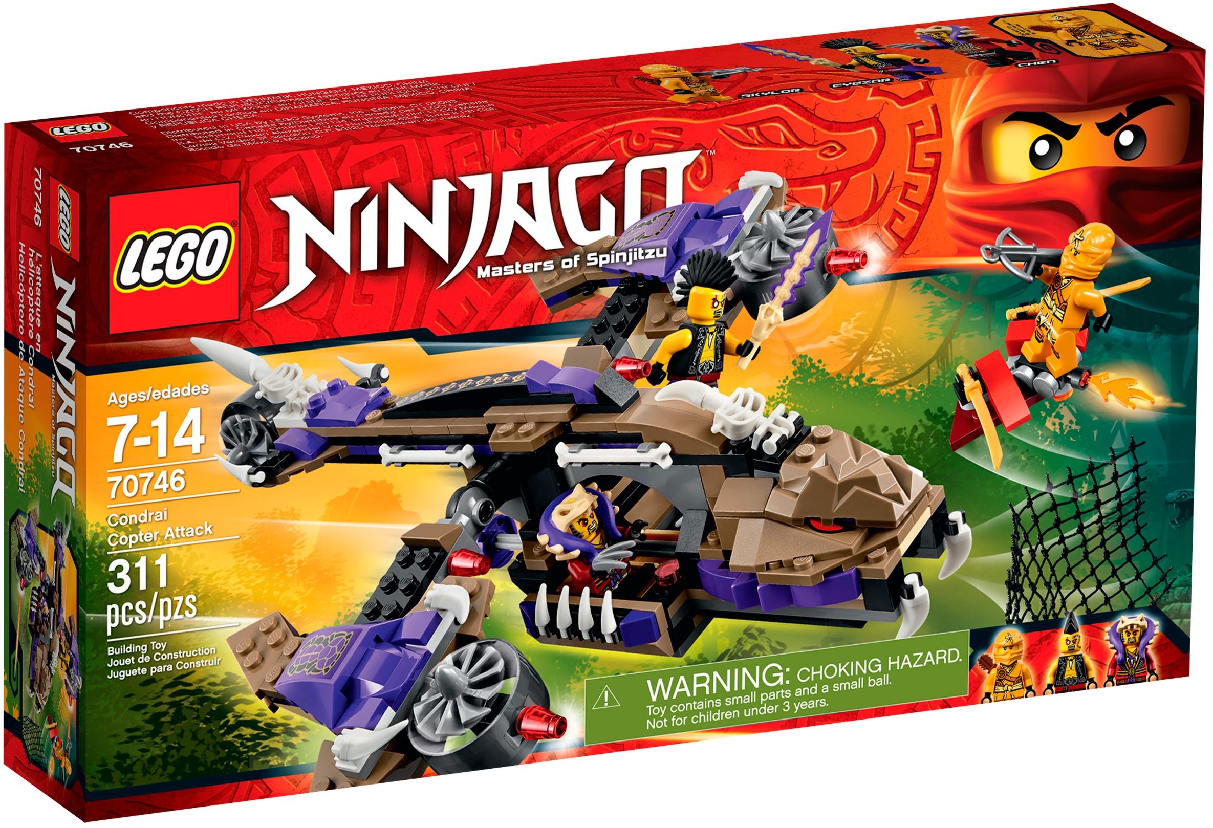Condrai Copter Attack 70746 - hình ảnh tổng thể bộ LEGO