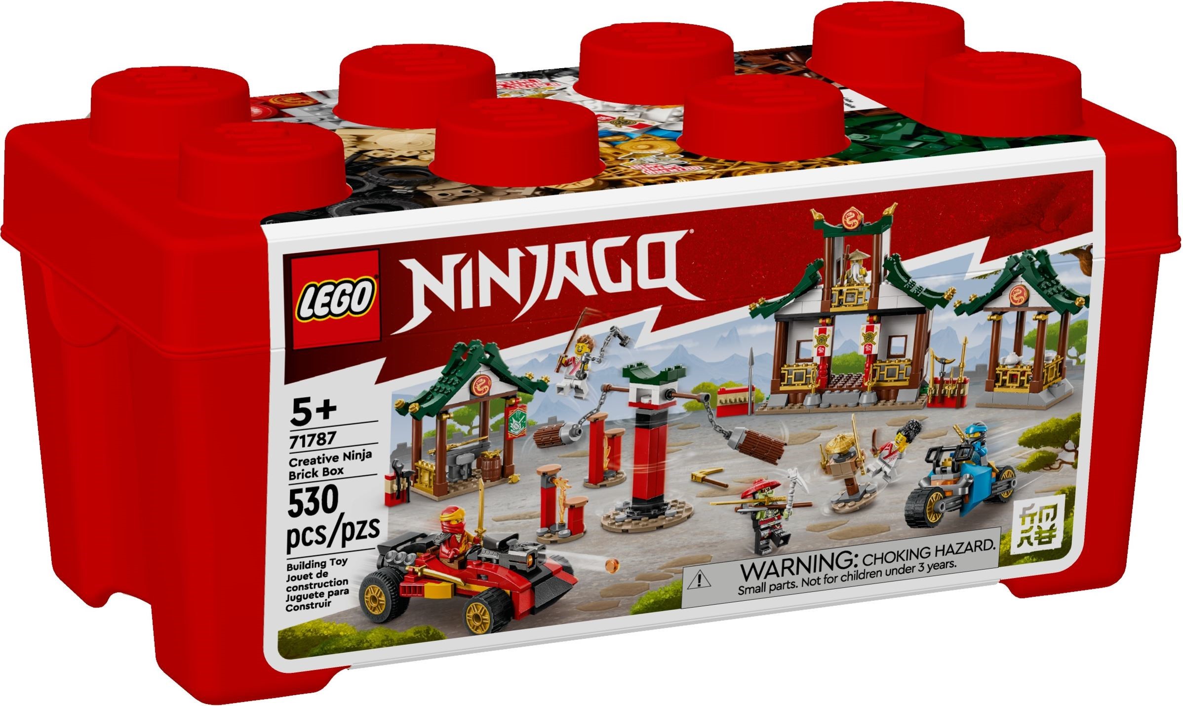 Creative Ninja Brick Box 71787 - góc nhìn khác của bộ LEGO