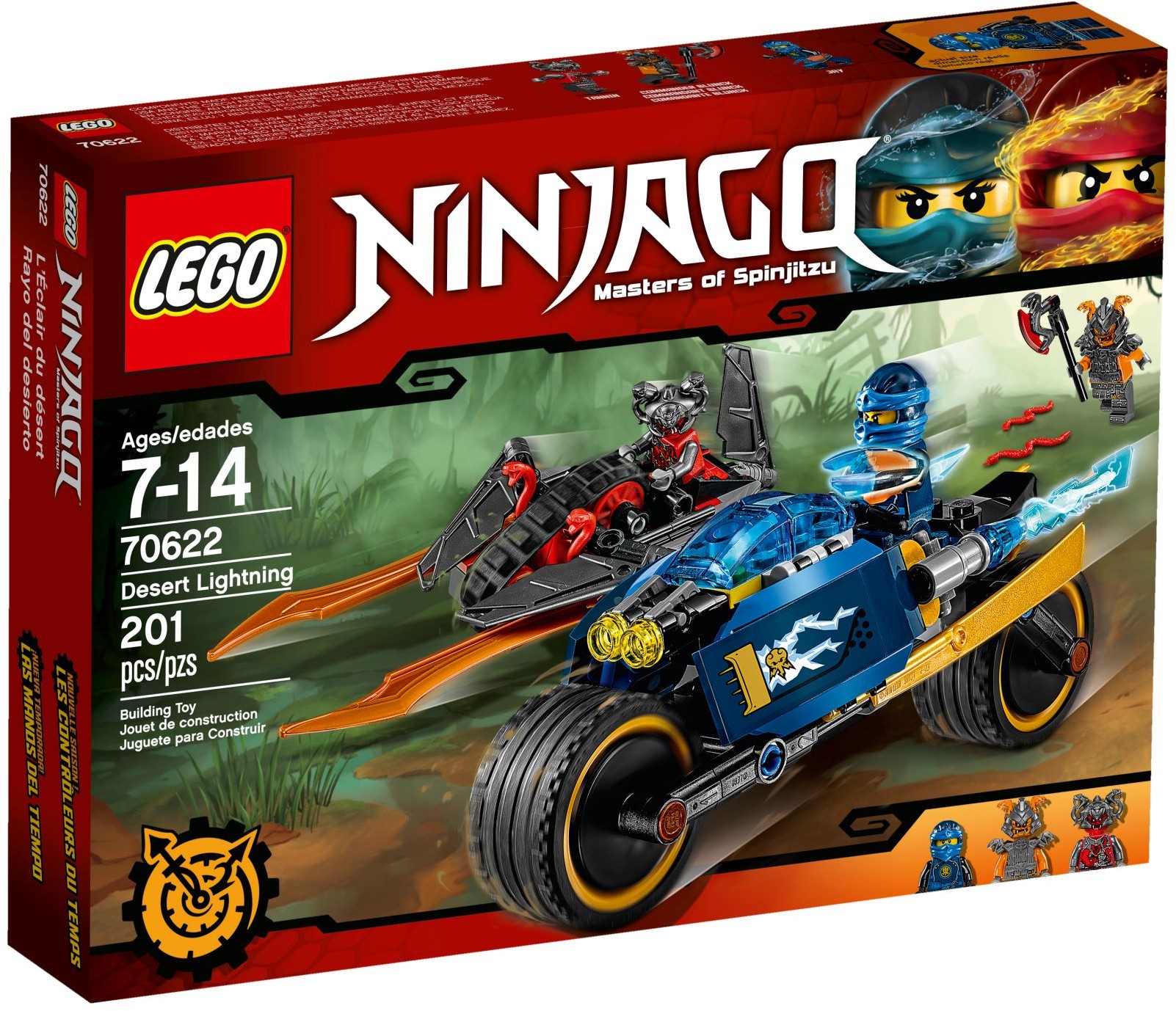 Desert Lightning 70622 - hình ảnh tổng thể bộ LEGO