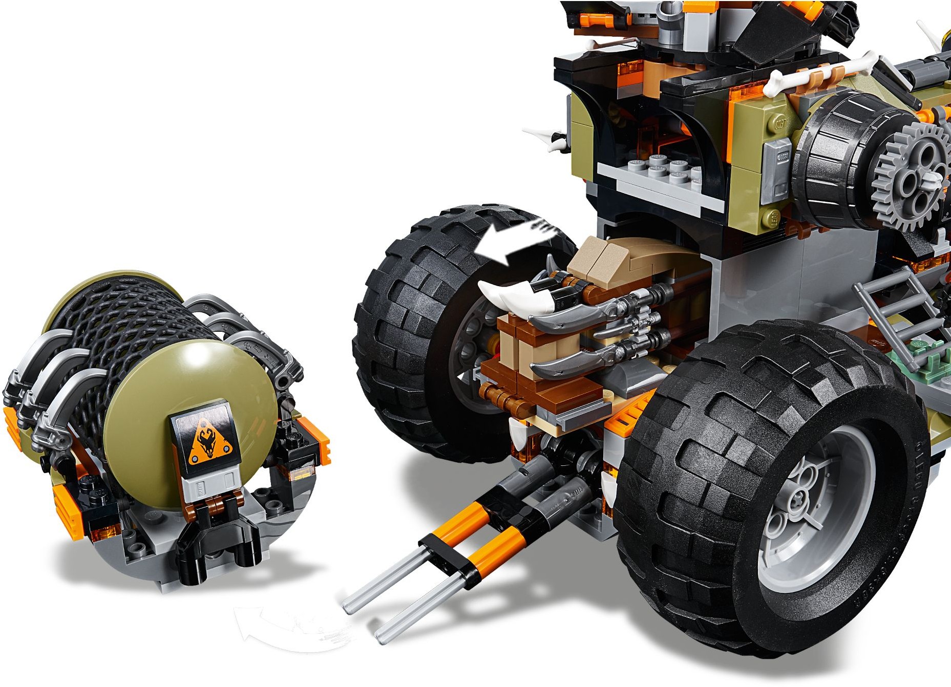 Dieselnaut 70654 - hình ảnh chi tiết bộ LEGO