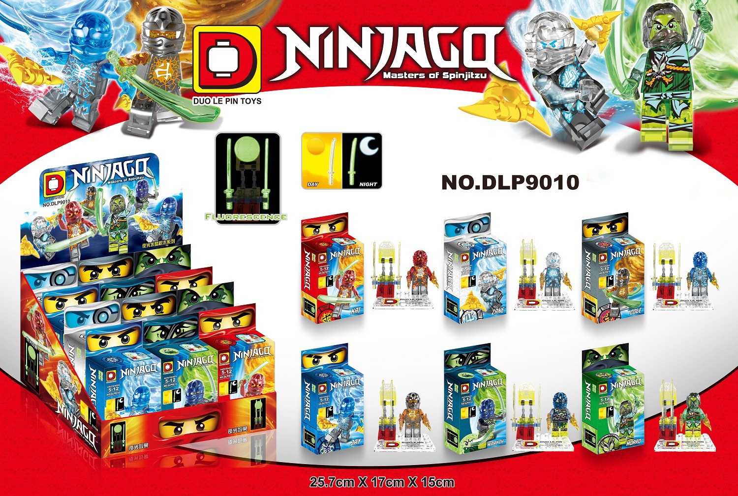 哆乐品DLP/D牌积木 DLP9010  - hình ảnh tổng thể bộ LEGO