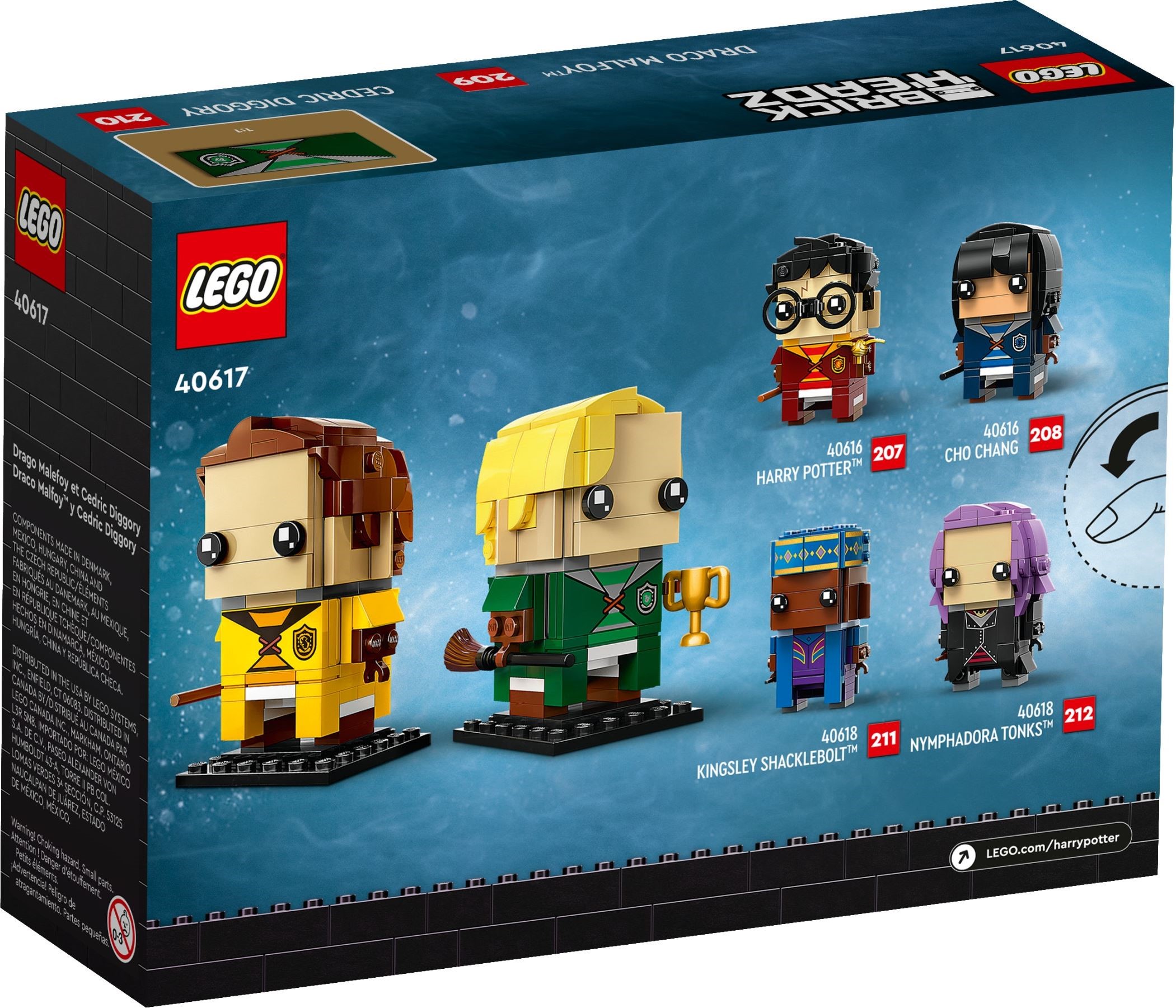Draco Malfoy & Cedric Diggory 40617 - góc nhìn khác của bộ LEGO