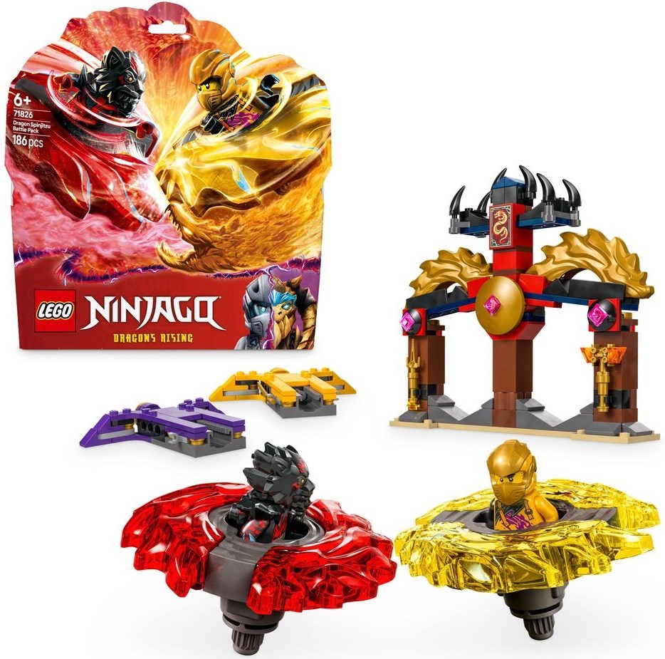 Dragon Spinjitzu Battle Pack 71826 - hình ảnh tổng thể bộ LEGO