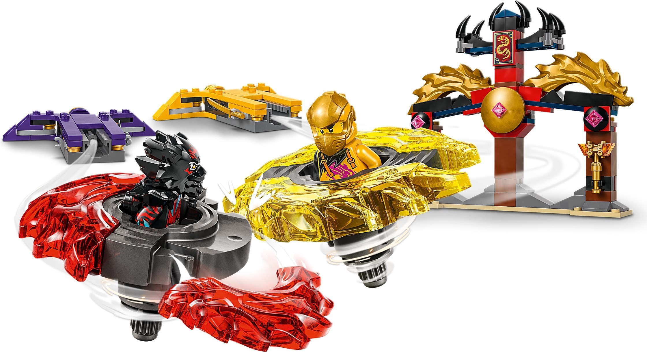 Dragon Spinjitzu Battle Pack 71826 - góc nhìn khác của bộ LEGO