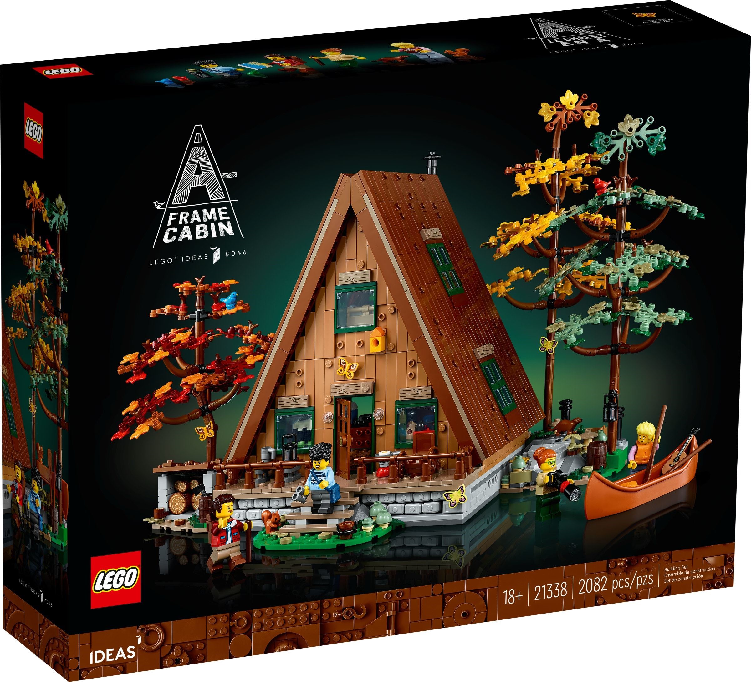 LEGO Editions A-Frame Cabin 21338 tổng thể