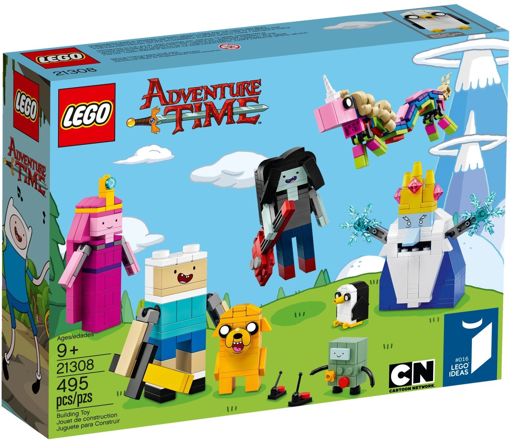 LEGO Adventure Time 21308 chi tiết mặt trước