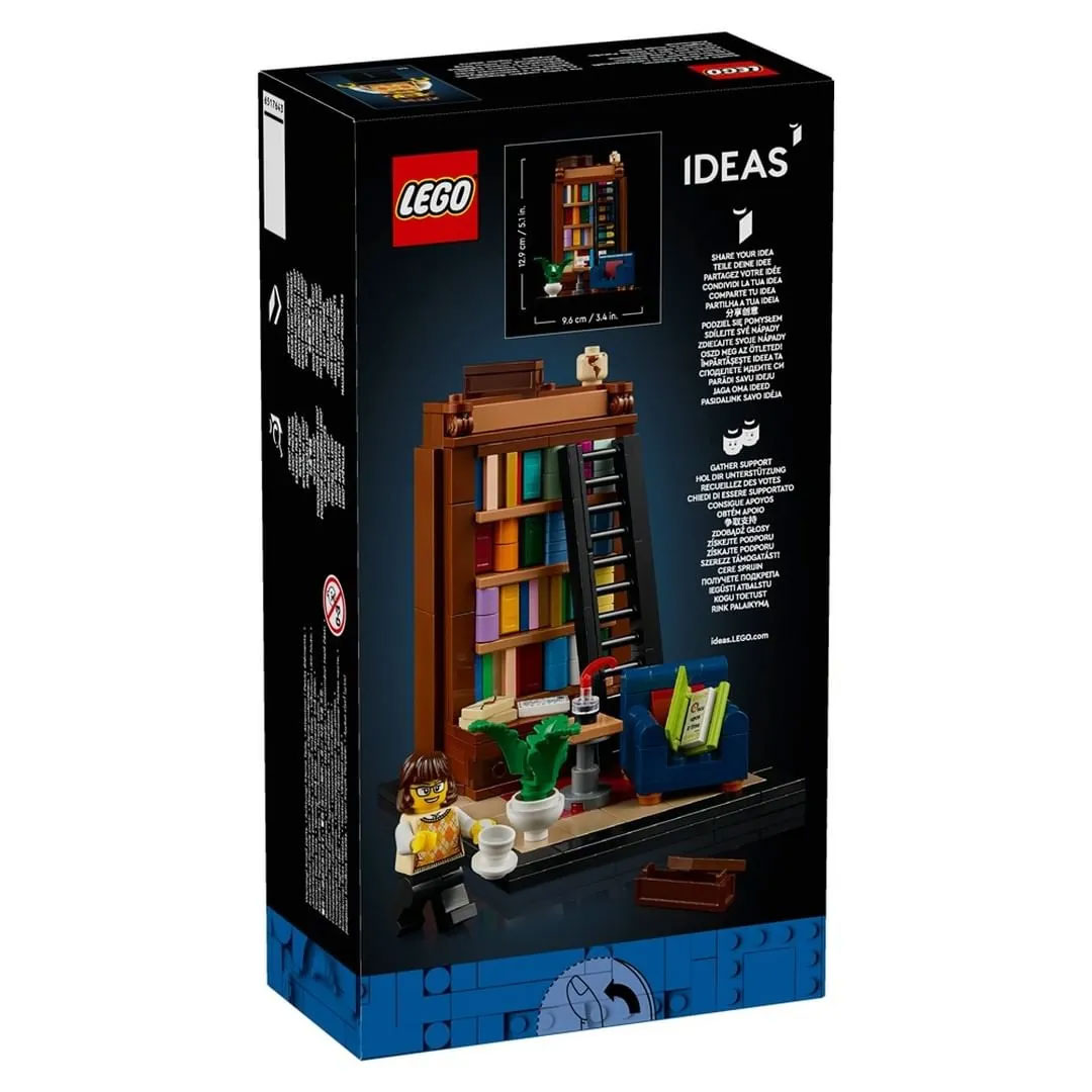 LEGO Books Are My Passion 40698 chi tiết mặt trước