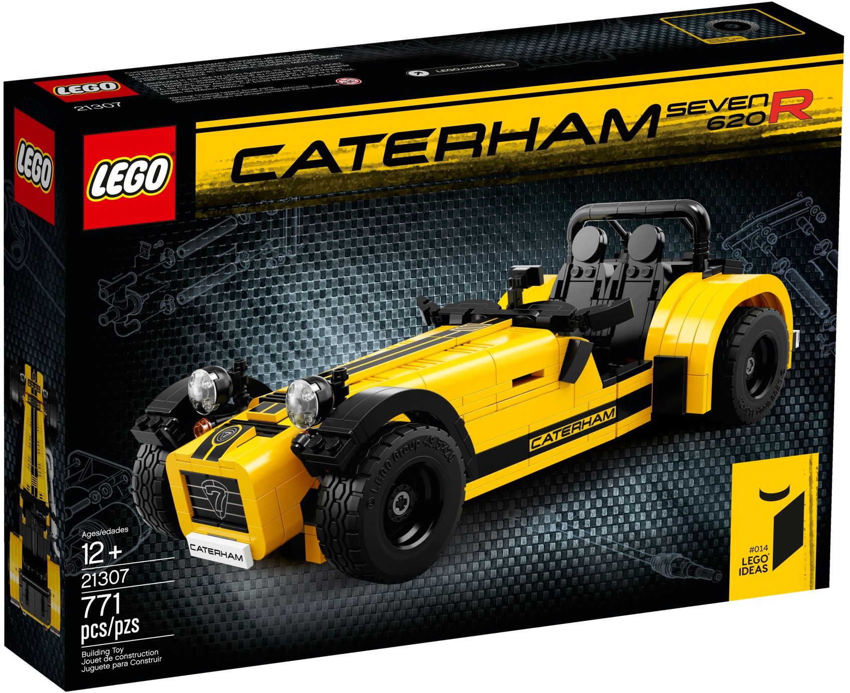 LEGO Editions Caterham Seven 620R 21307 tổng thể