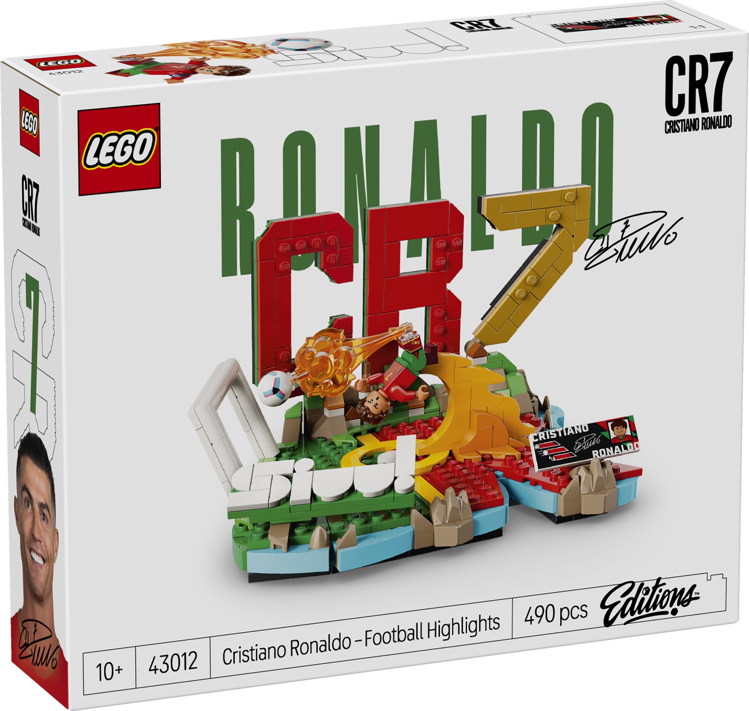 LEGO Cristiano Ronaldo – Football Highlights 43012 chi tiết mặt trước