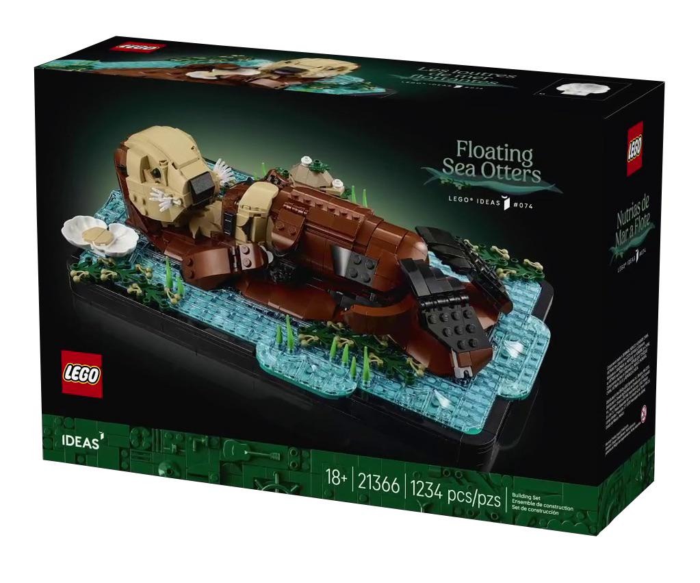 LEGO Editions Floating Sea Otters 21366 tổng thể