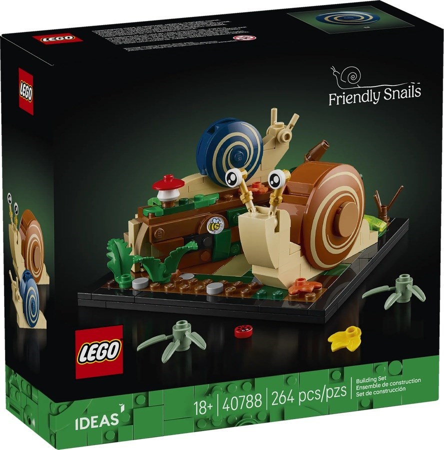 LEGO Editions Friendly Snails 40788 tổng thể