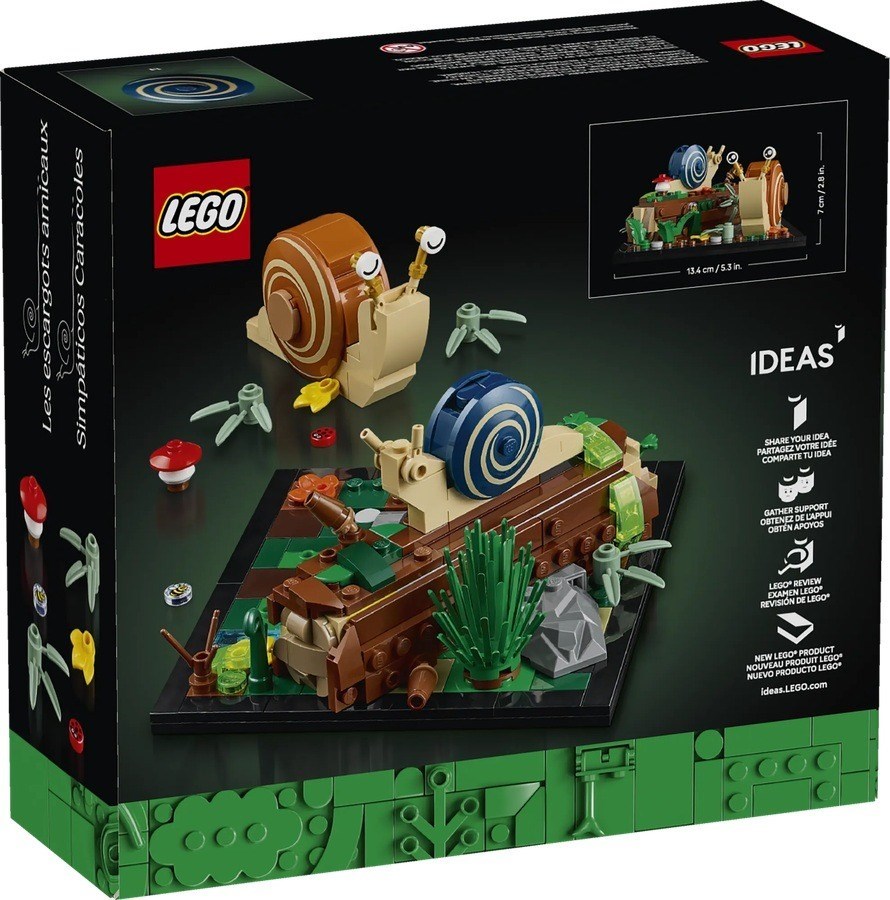 LEGO Friendly Snails 40788 chi tiết mặt trước