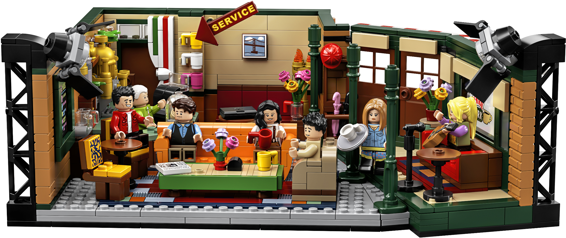 LEGO Editions Friends Central Perk 21319 tổng thể