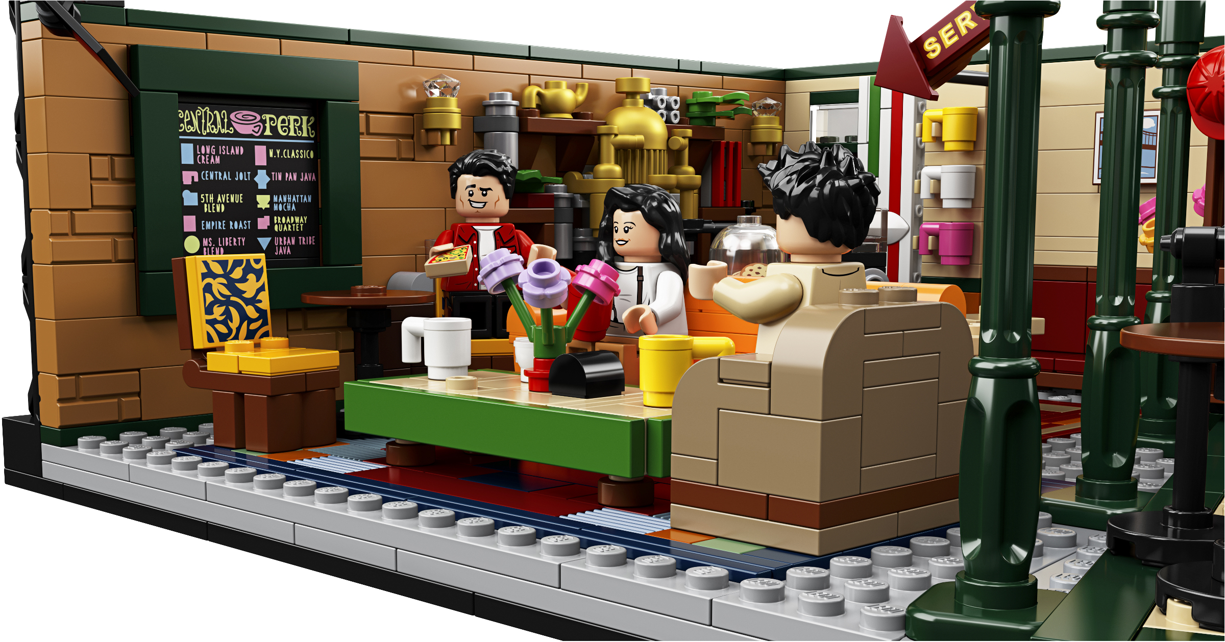 LEGO Friends Central Perk 21319 chi tiết mặt trước