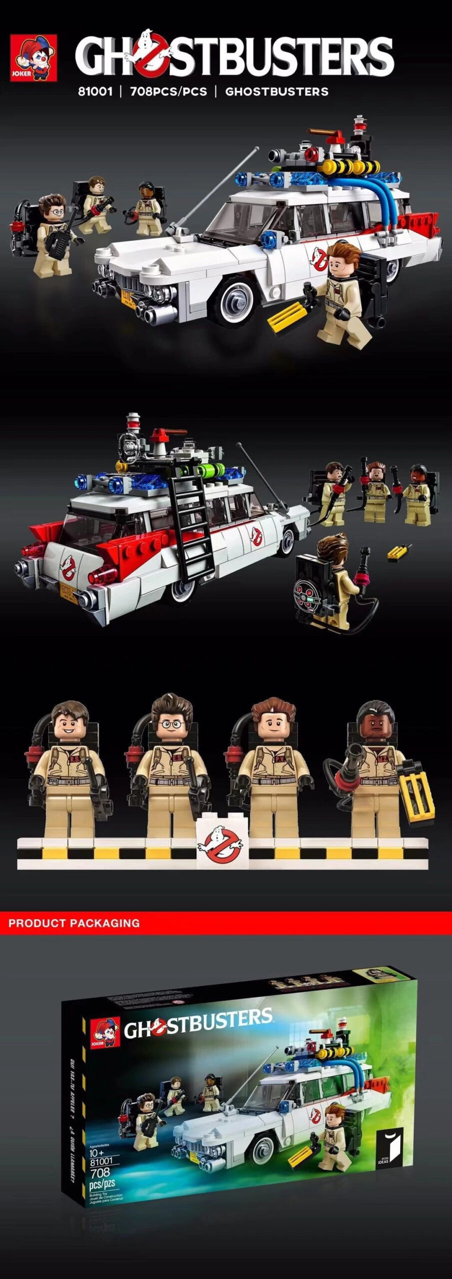 LEGO Ghostbusters Ecto-1 21108 chi tiết mặt trước