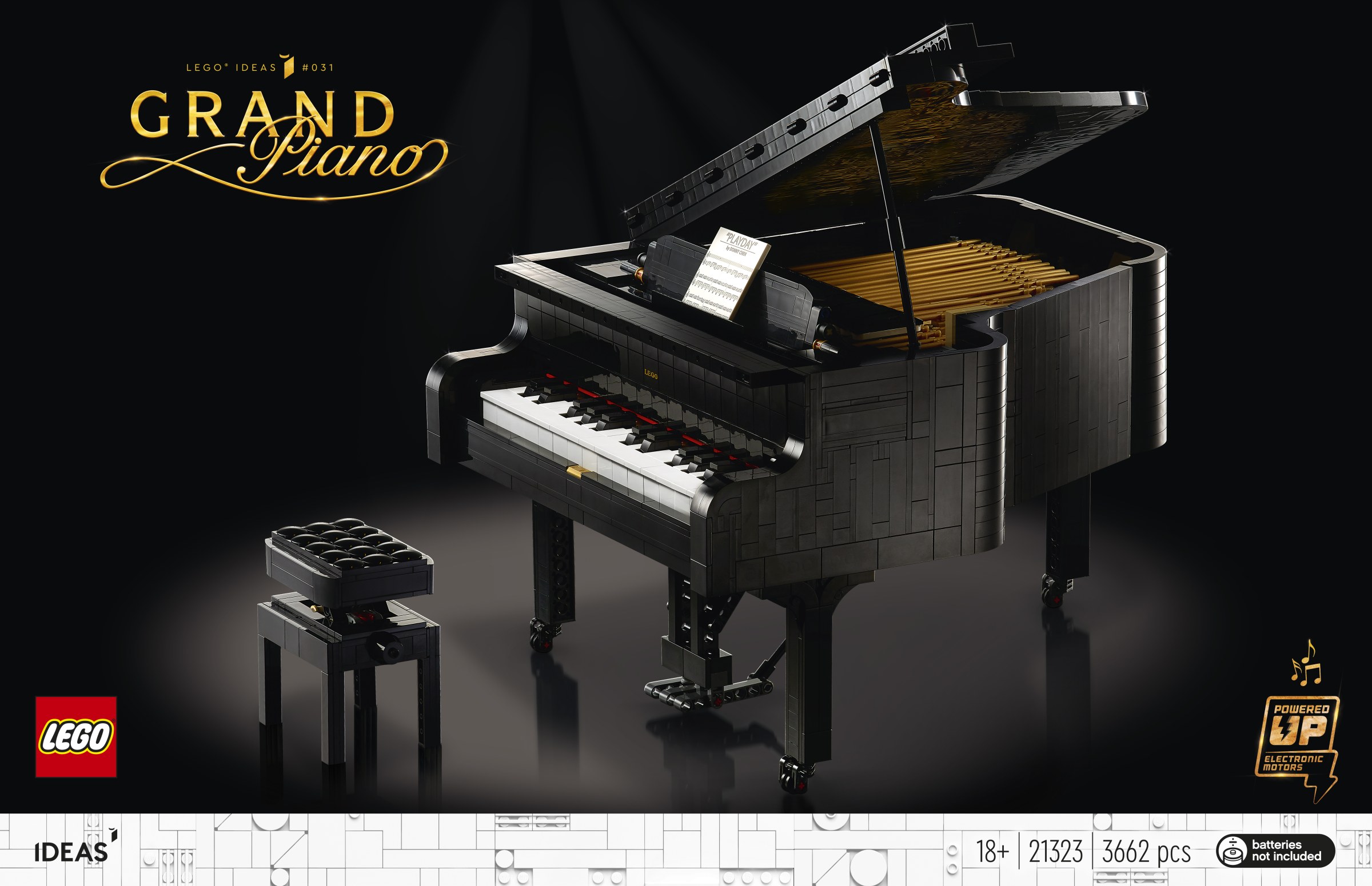 LEGO Grand Piano 21323 góc nhìn khác
