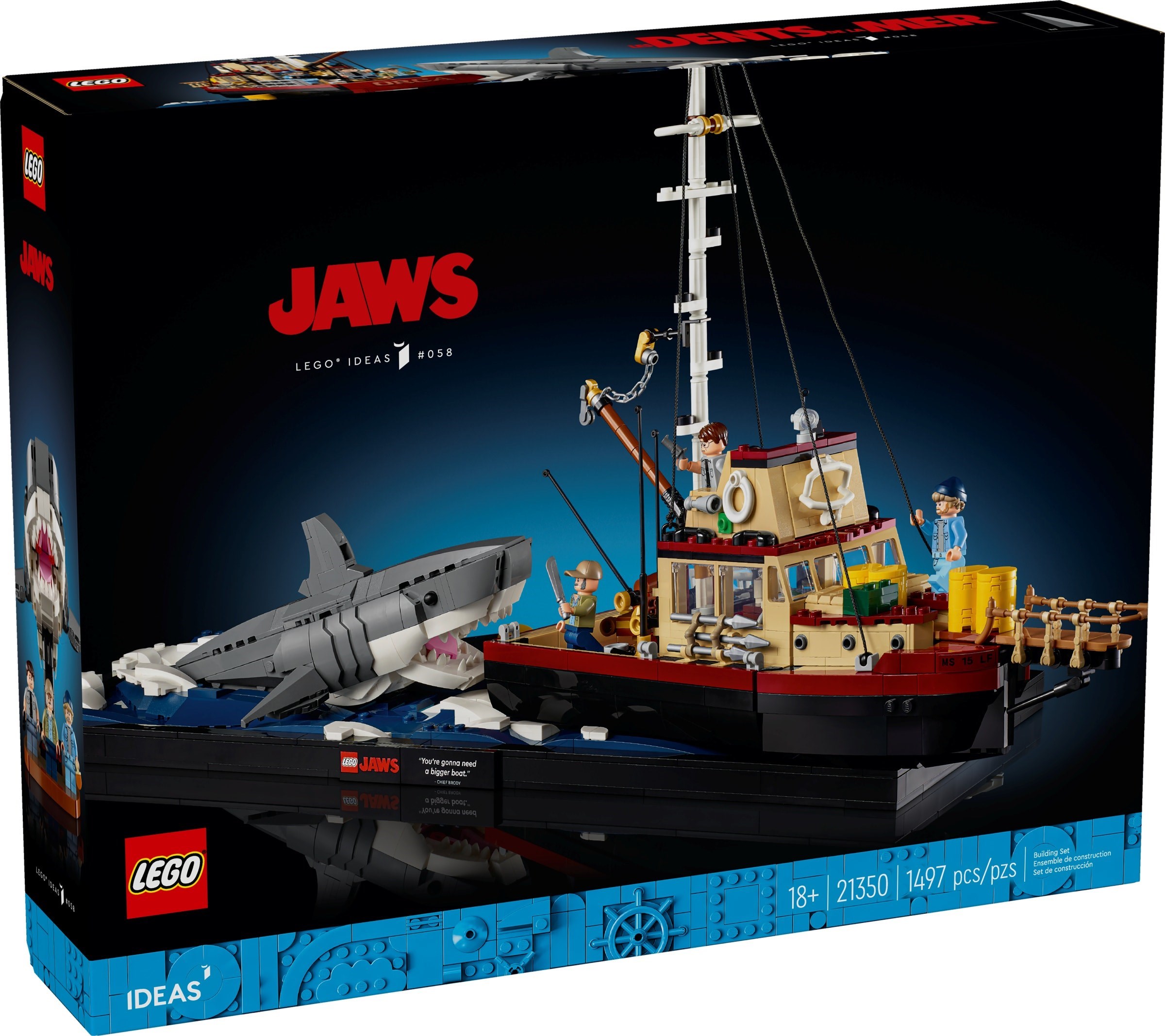 LEGO Editions JAWS 21350 tổng thể