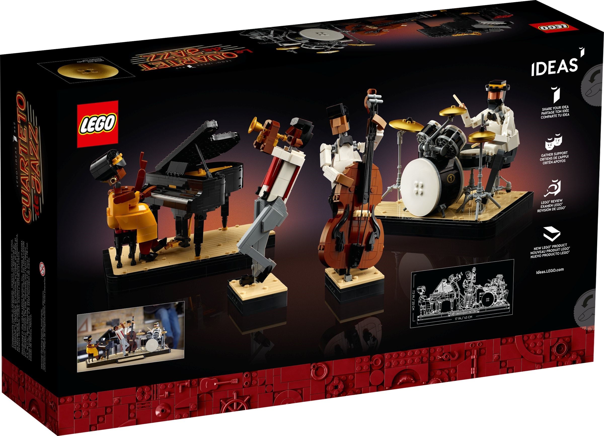 LEGO Jazz Quartet 21334 góc nhìn khác