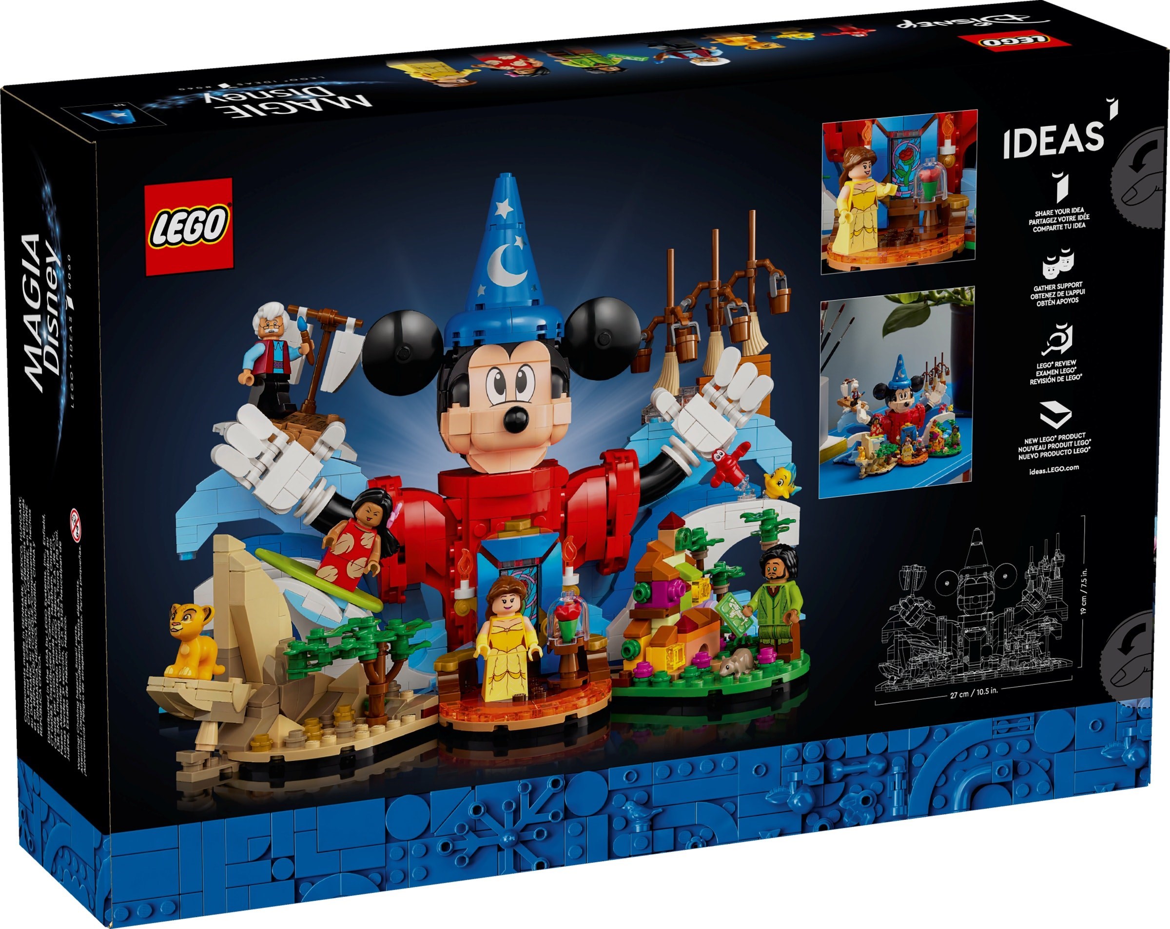 LEGO Magic of Disney 21352 chi tiết mặt trước