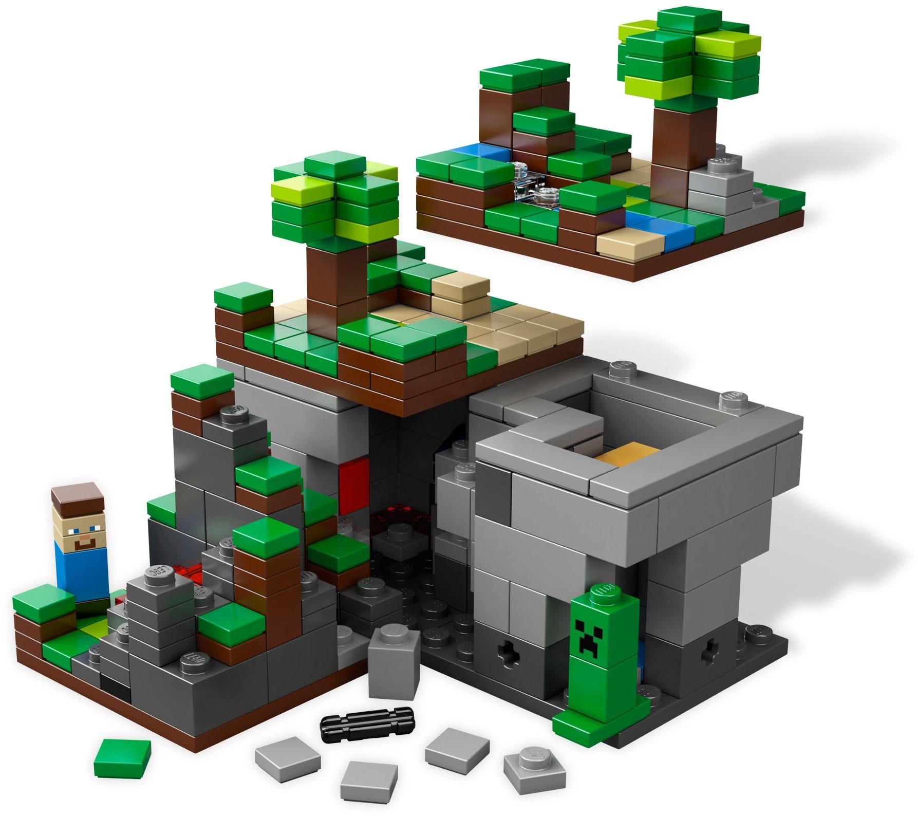 LEGO Minecraft Micro World: The Forest 21102 góc nhìn khác
