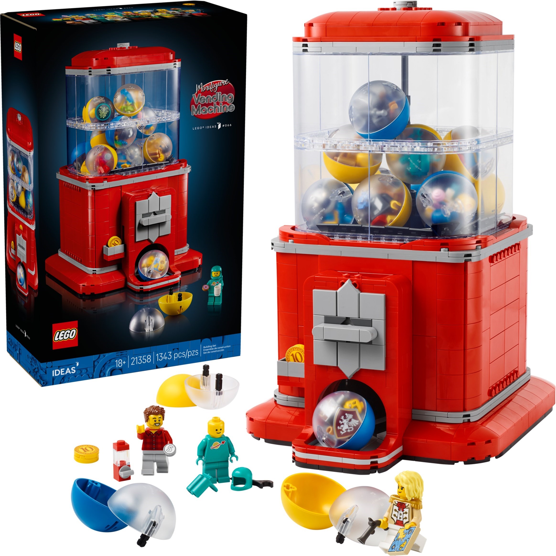 LEGO Minifigure Vending Machine 21358 chi tiết mặt trước
