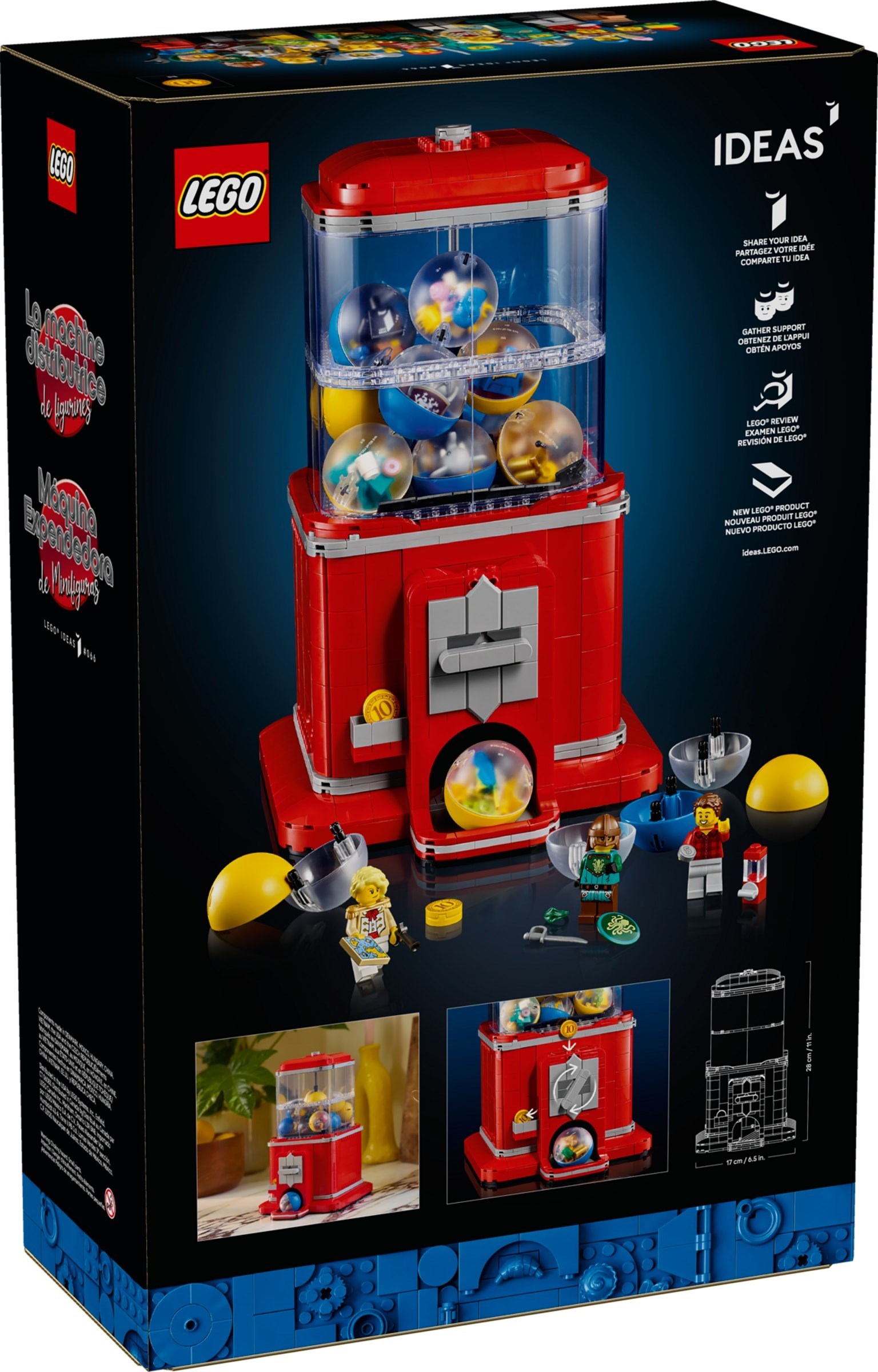LEGO Minifigure Vending Machine 21358 góc nhìn khác