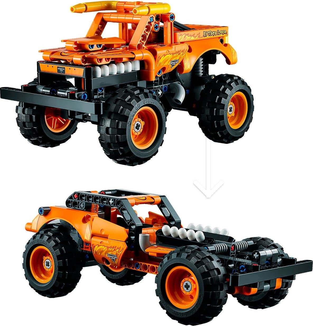LEGO Monster Jam El Toro Loco 42135 góc nhìn khác