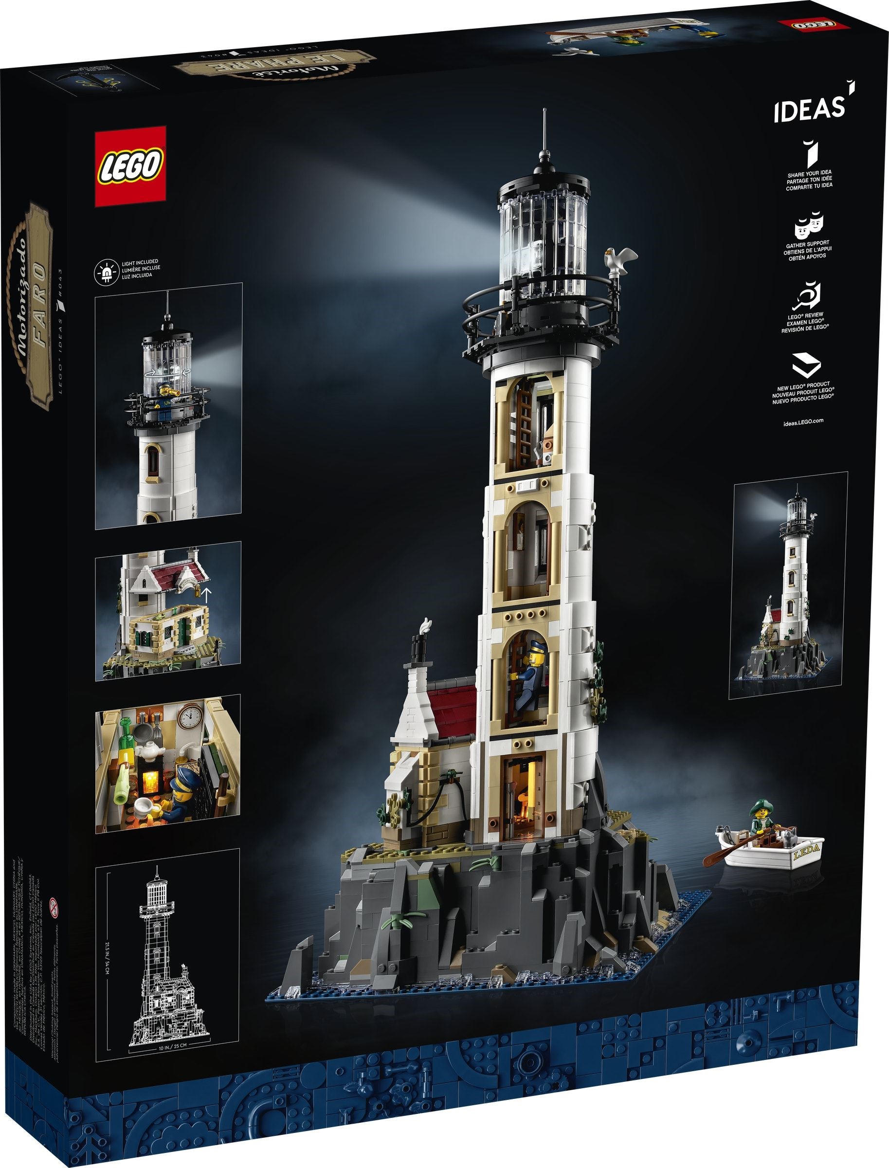 LEGO Motorised Lighthouse 21335 góc nhìn khác