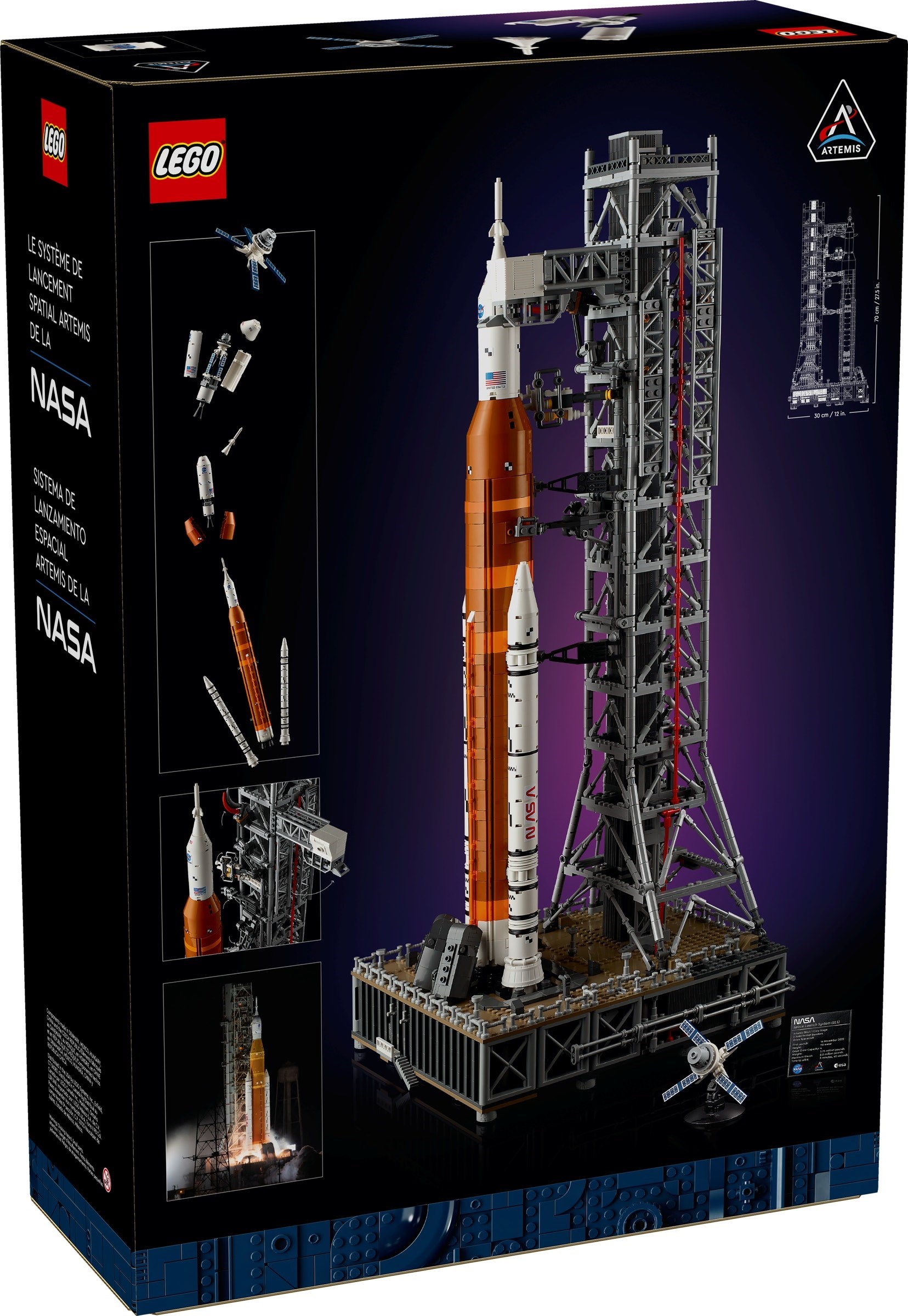 LEGO NASA Artemis Space Launch System 10341 chi tiết mặt trước